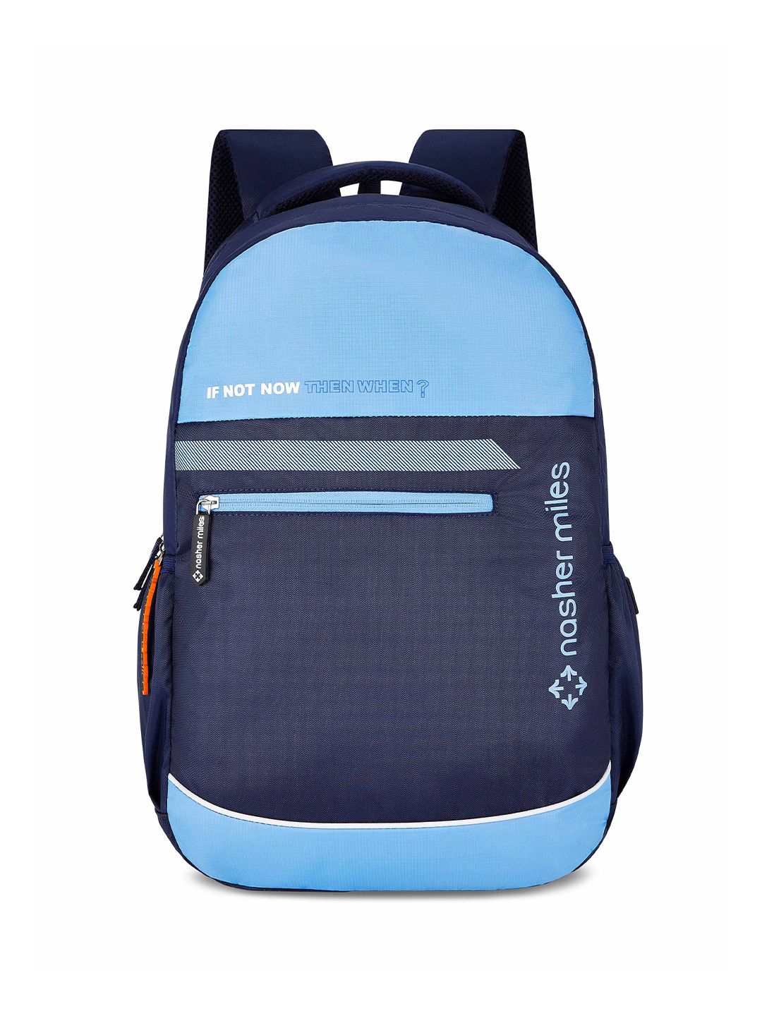Nasher Miles History Laptop Backpack 31 Liters Polyester with Raincover (Navy Blue)-picture-31