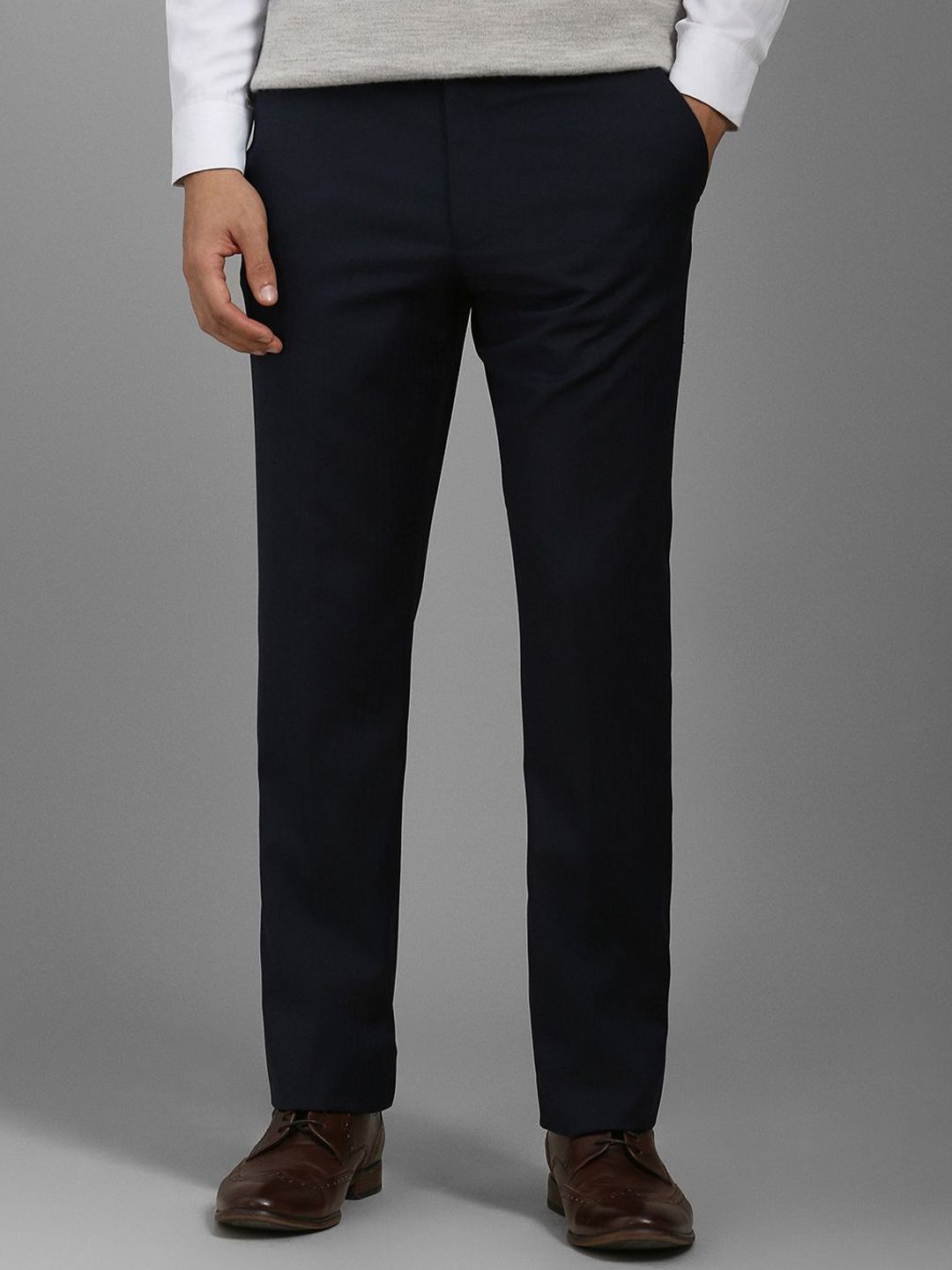 Luxure by Louis Philippe Men Slim Fit Trousers-picture-20