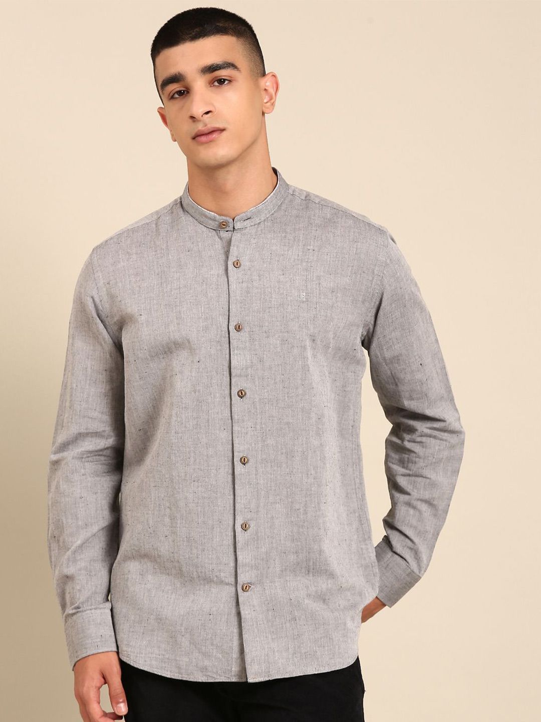 CAVALLO by Linen Club Men Contemporary Slim Fit Opaque Casual Shirt-picture-19