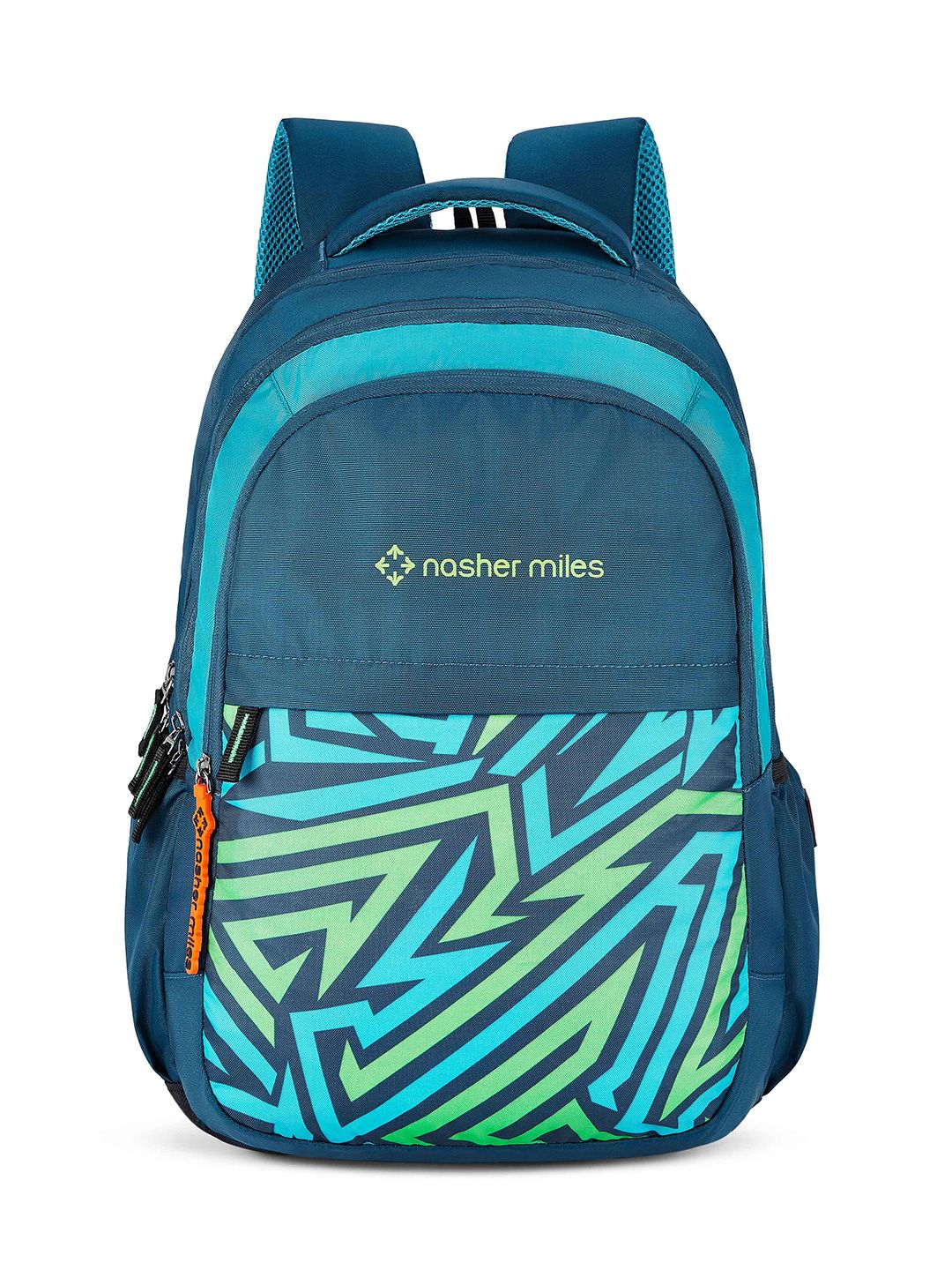 Nasher Miles Physics Laptop Backpack 31 Liters Polyester with Raincover (Dark Green)-picture-23