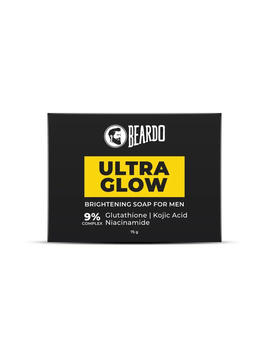 BEARDO Men Ultraglow Brightening Soap with Kojic Acid & Niacinamide - 75 g-image-3