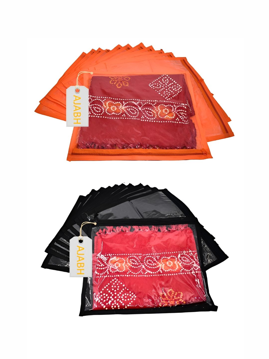 Ajabh Orange Set of 6 Regular Multi-Utility Organisers-picture-32