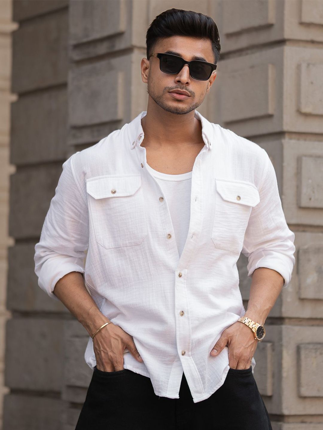 Powerlook Men Opaque Casual Shirt-picture-39