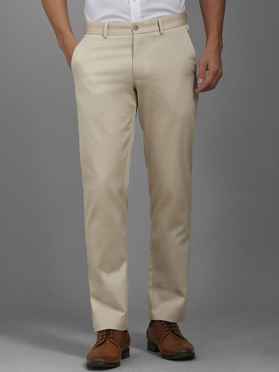 Louis Philippe Men Slim Fit Trousers-picture-35