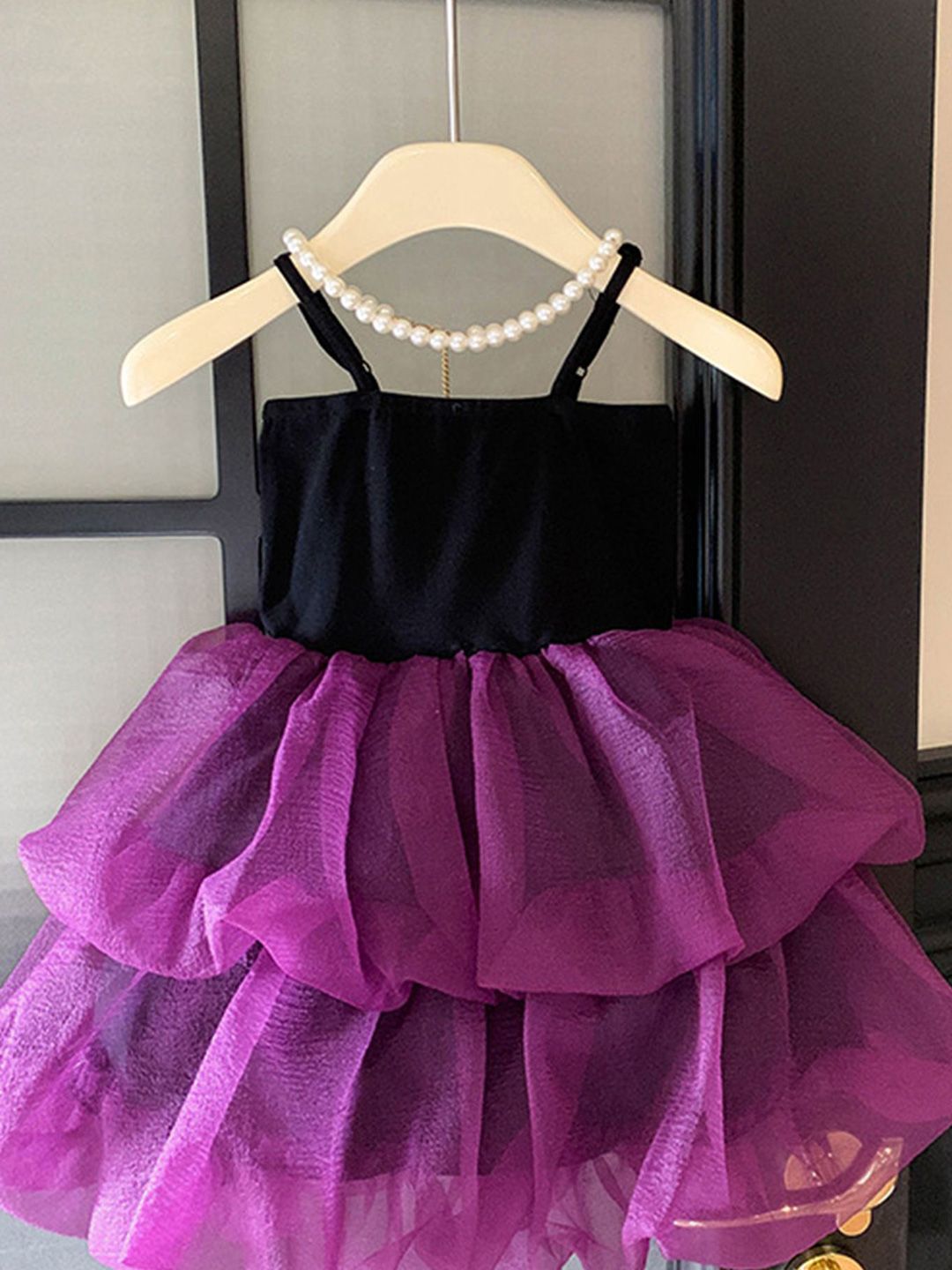 LULU & SKY Colourblocked Fit & Flare Dress-picture-14