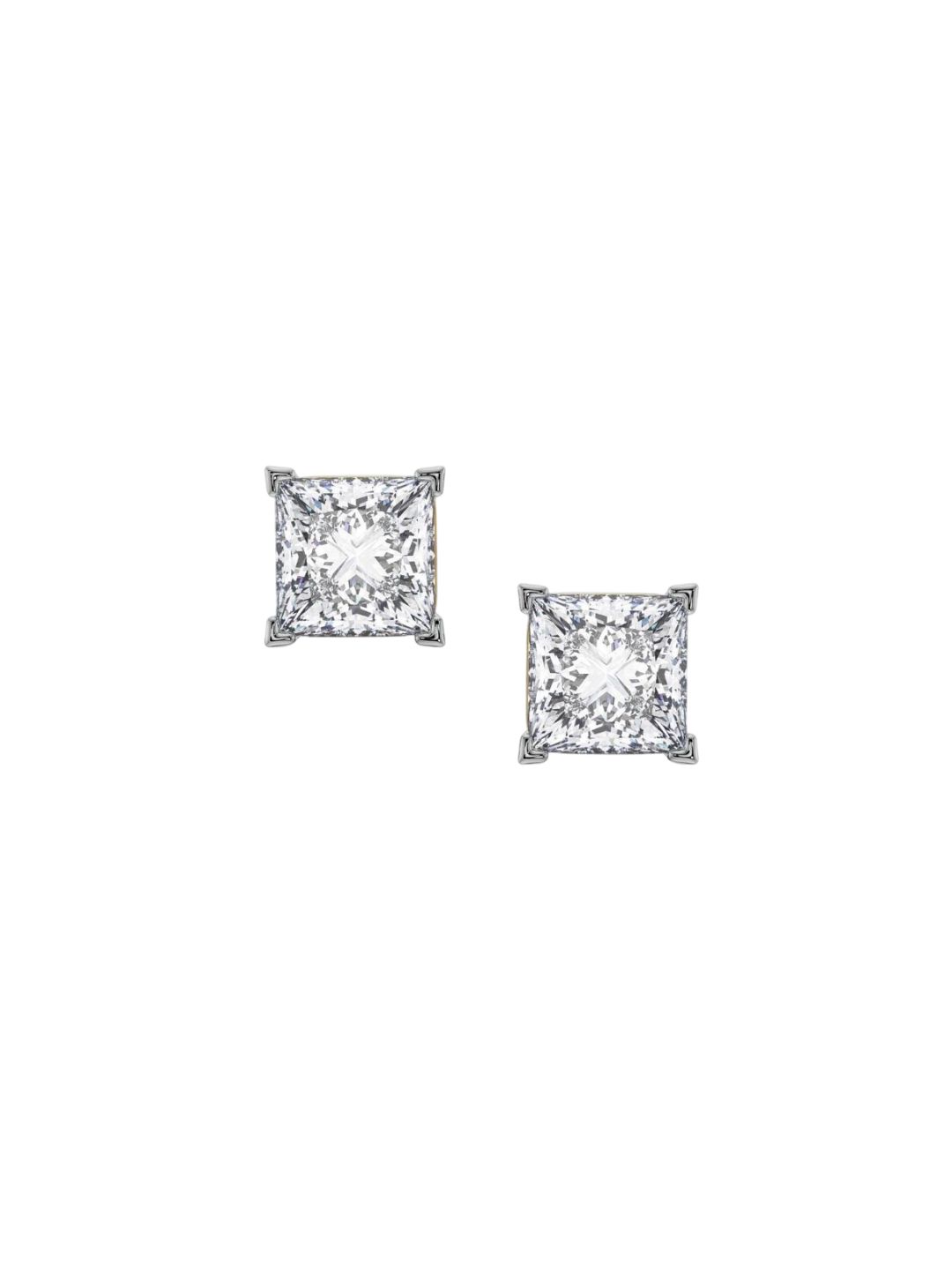 Emori 1.5 CT Classic Square Diamond Studs-picture-22