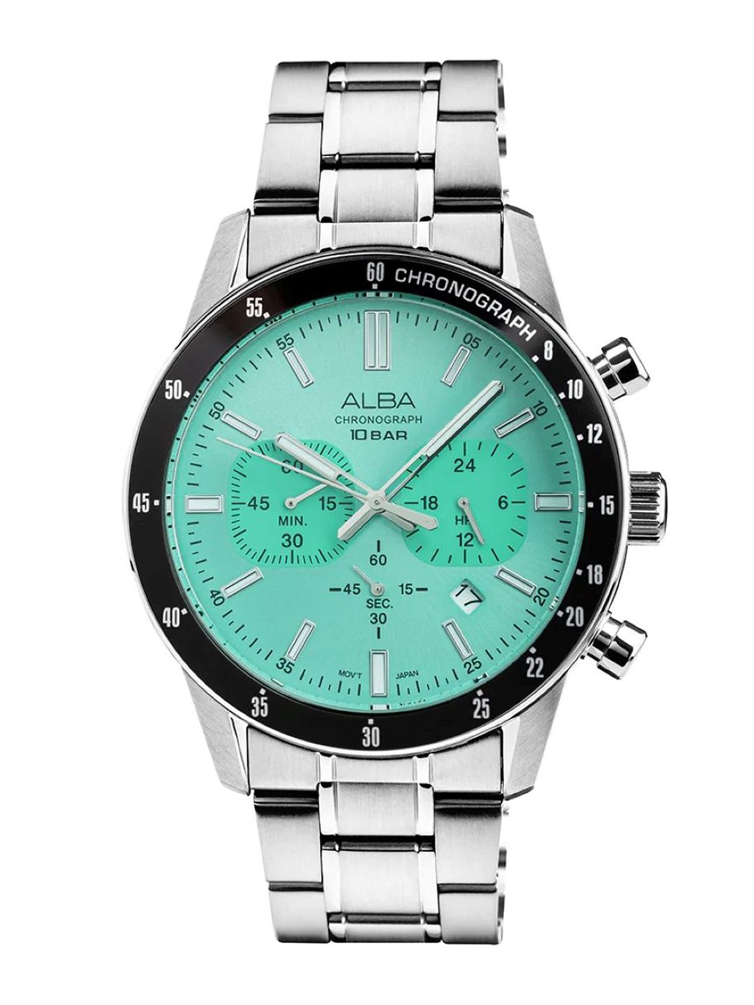 ALBA Contemporary Mint Green Dial Chronograph AT3J83X1-picture-43