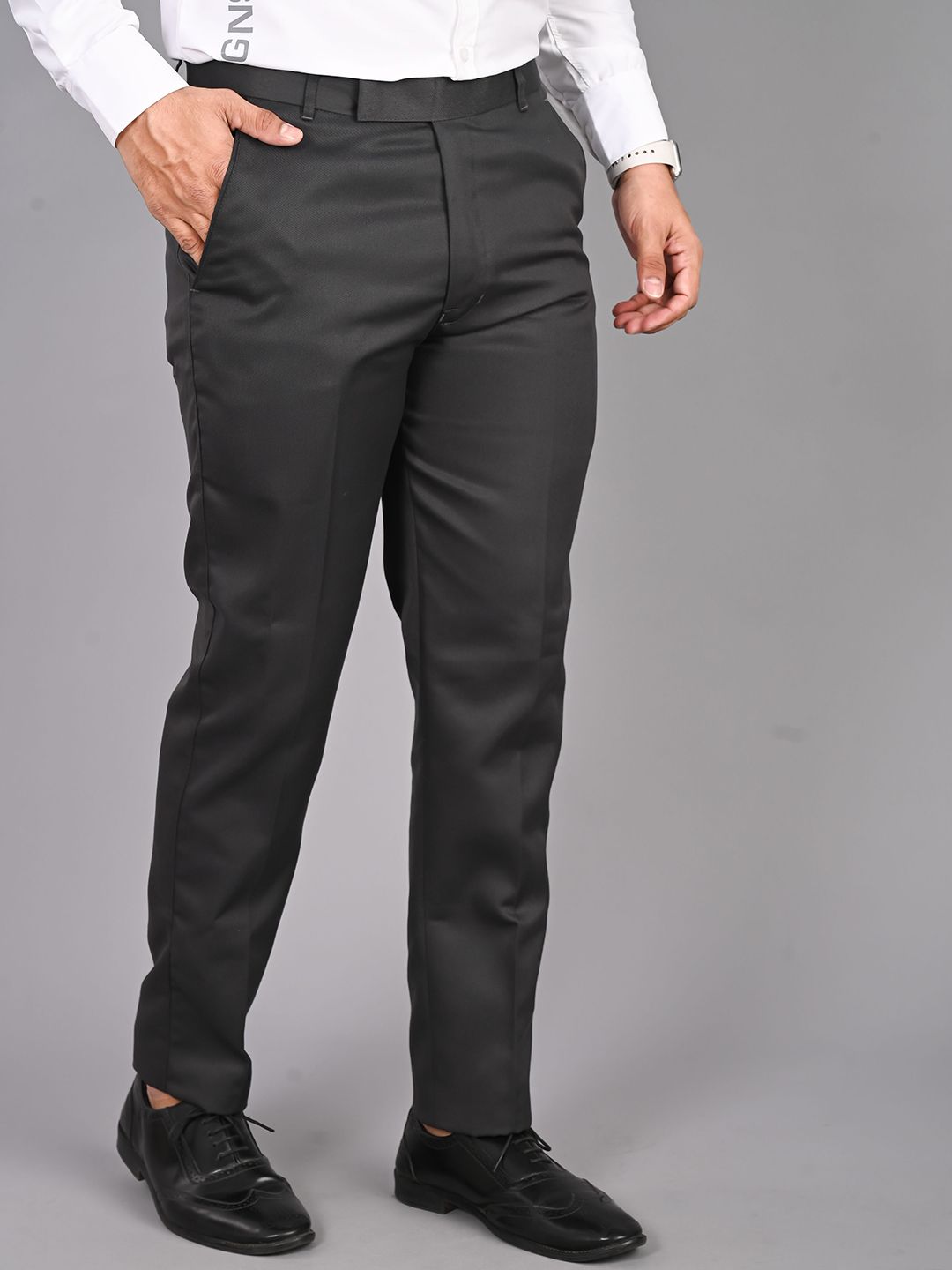 encore by INVICTUS Men Pleated Trousers-picture-31