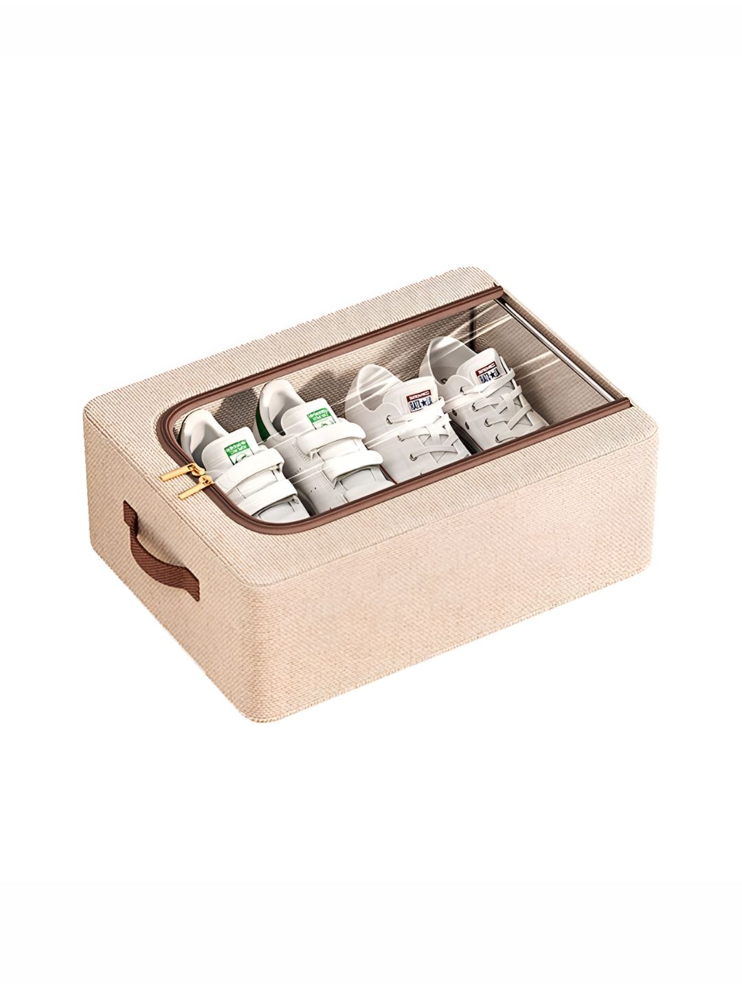 HOUSE OF QUIRK Beige Set of 1 Regular Multi-Utility Organisers-picture-13