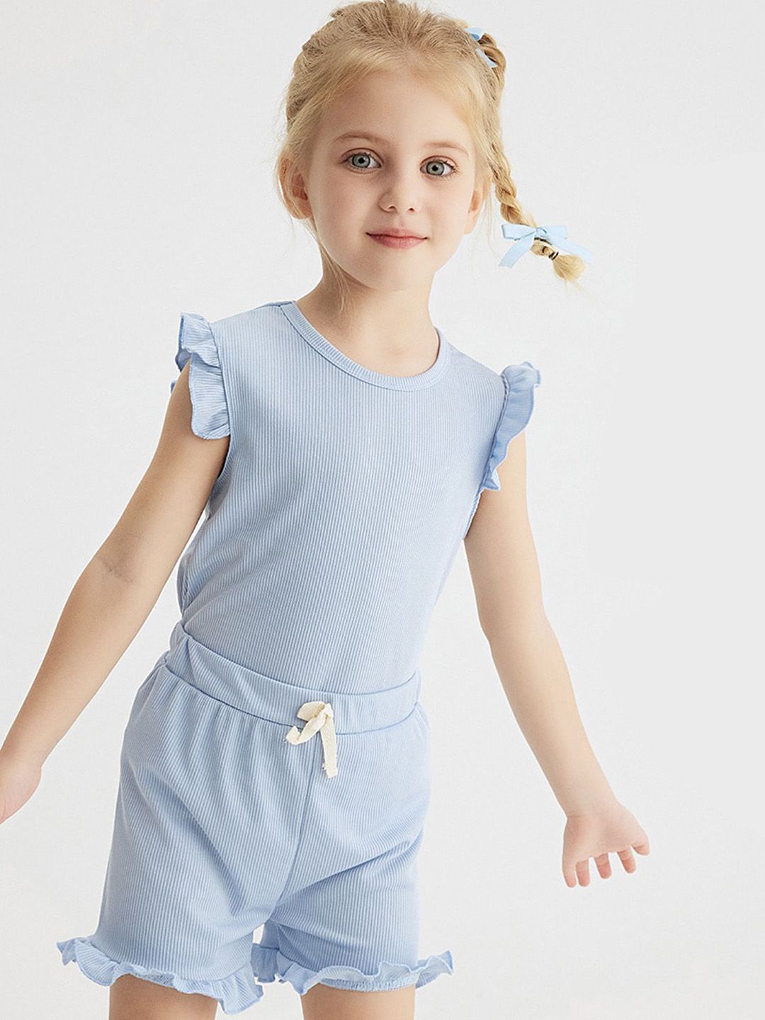 LULU & SKY Girls Top with Shorts-picture-41