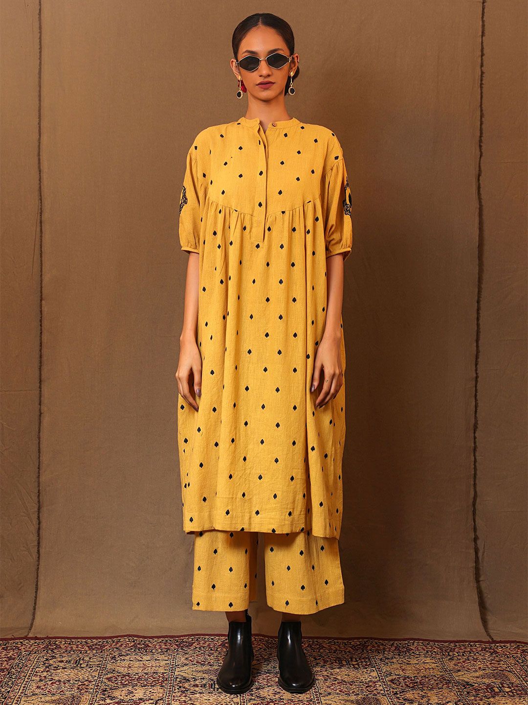 MATI Mandarin Collar Printed Tunic-picture-36