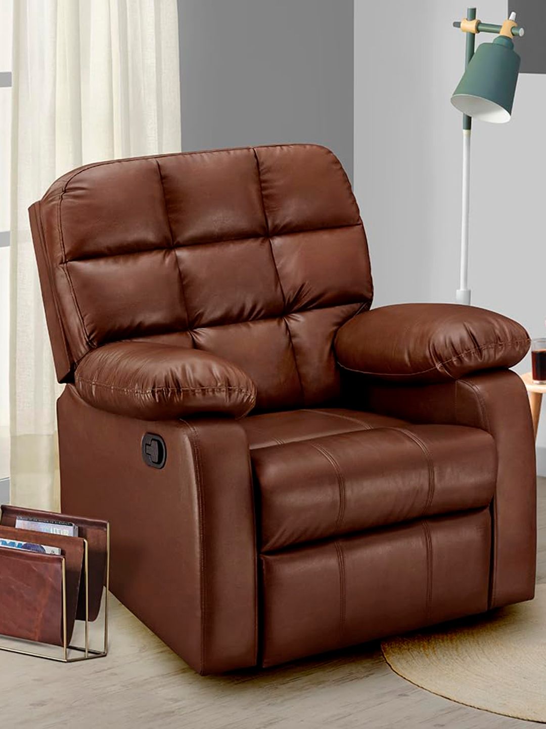 Sleepyhead RX5 - Single Seater Leatherette Manual Recliner-picture-48