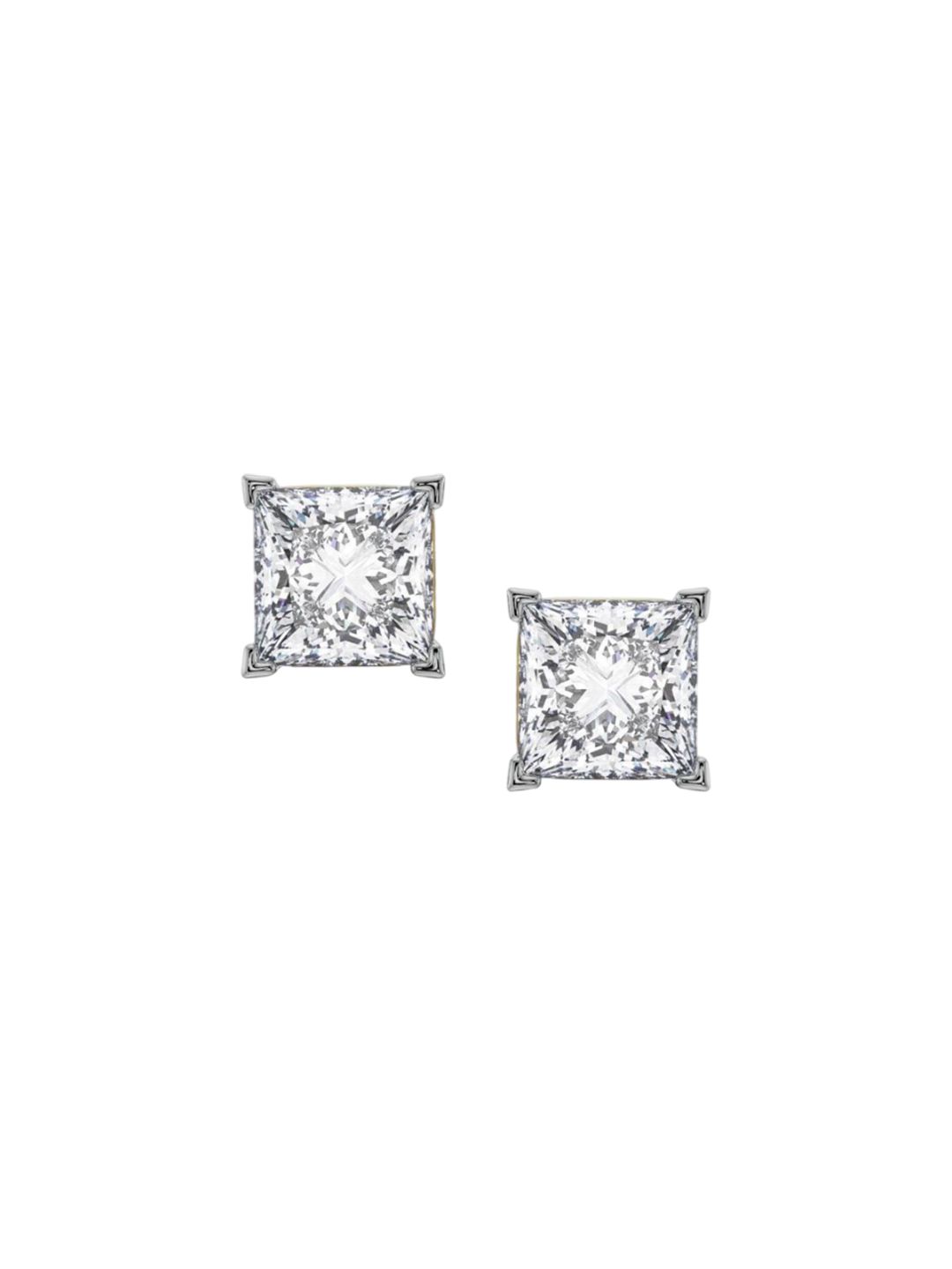 Emori 1.5 CT Classic Square Diamond Studs-picture-16