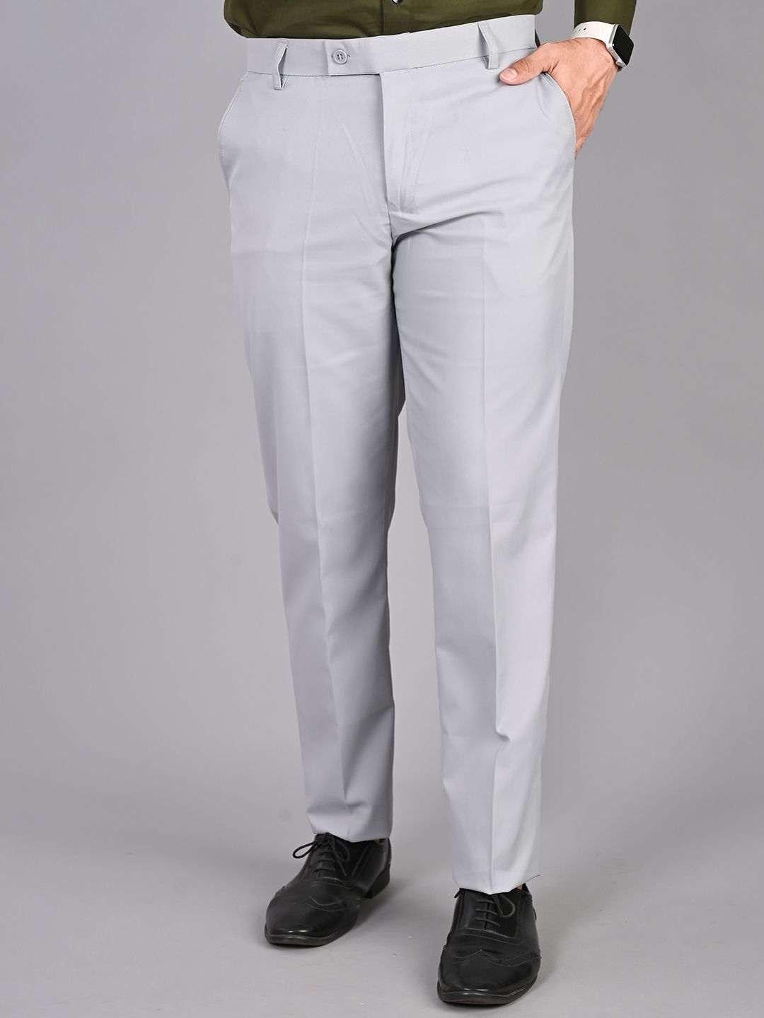 encore by INVICTUS Men Pleated Trousers-picture-56