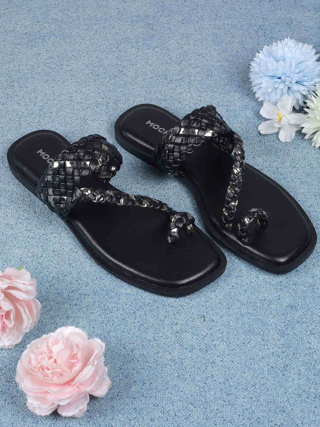 Mochi Women Embellished Open Toe Flats-picture-39