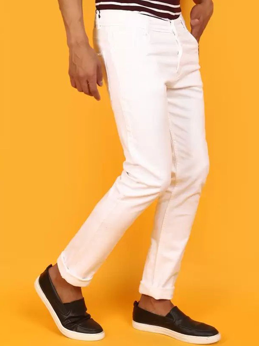 COMFITS Men Classic Slim Fit Highly Distressed Jeans-image-18