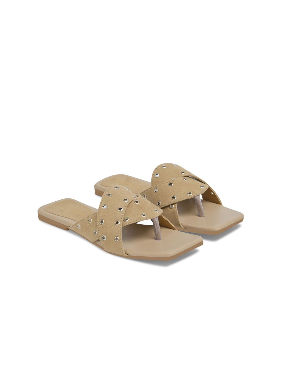 DressBerry Women Open Toe Flats with Laser Cuts-picture-31