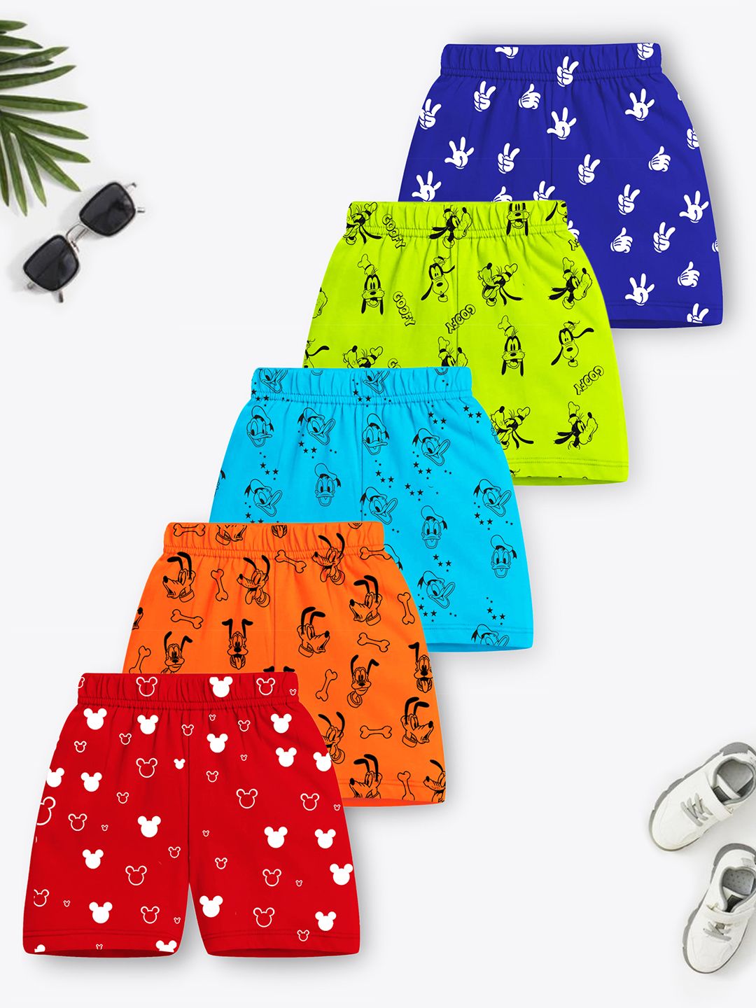 Disney By Miss and Chief Boys Printed Mickey & Friends Shorts-picture-38