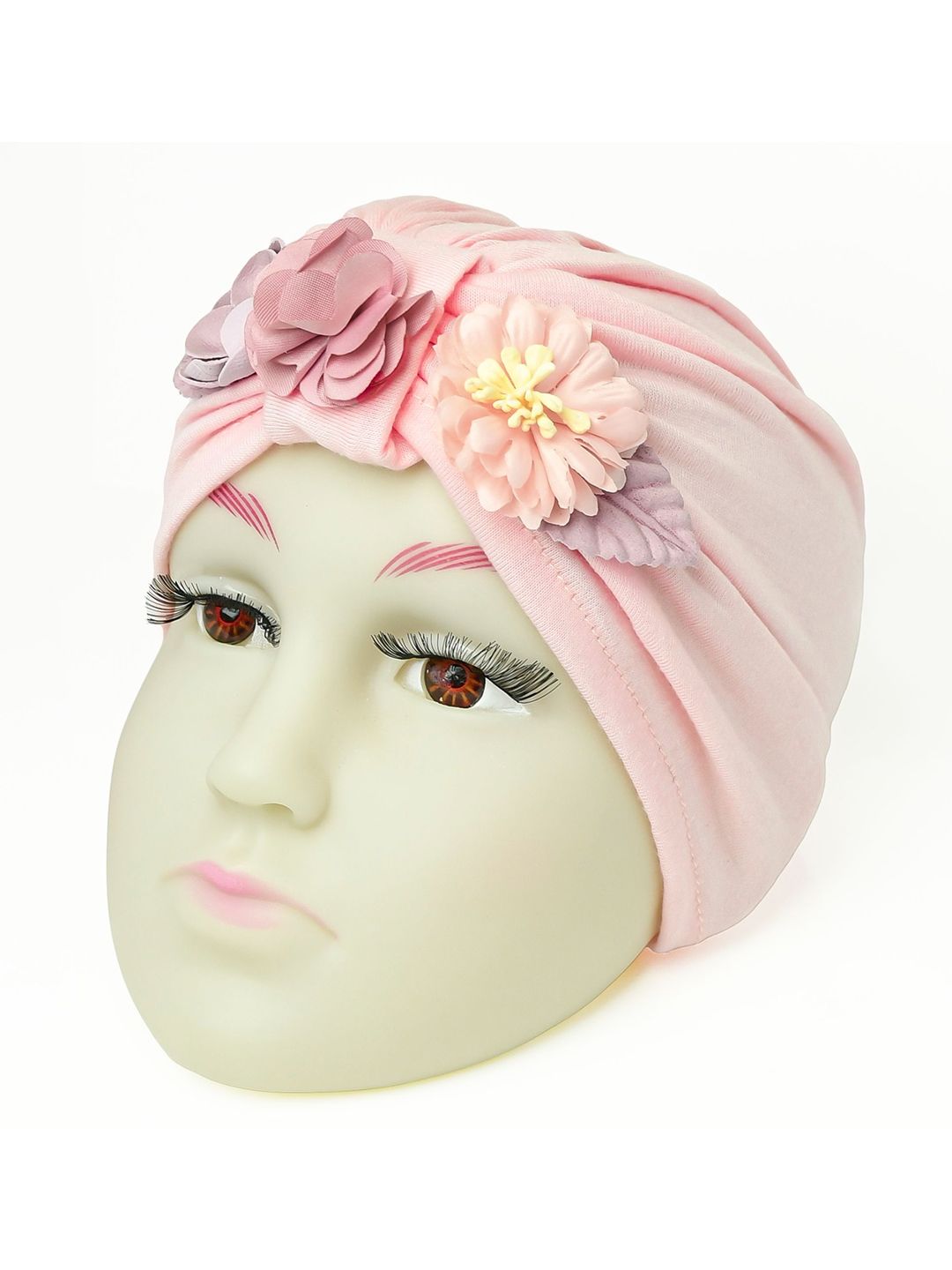 THE LITTLE LOOKERS Kids Soft Turban Bow Knot Cap-picture-25