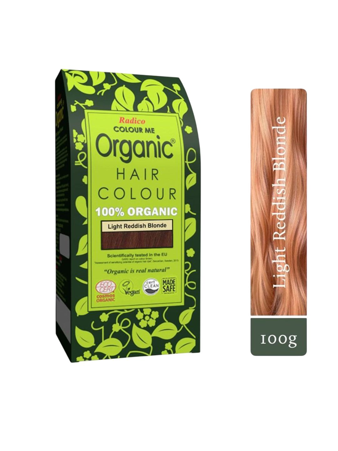Radico Colour Me Organic Hair Colour- 100 g- Light Reddish Blonde-picture-19