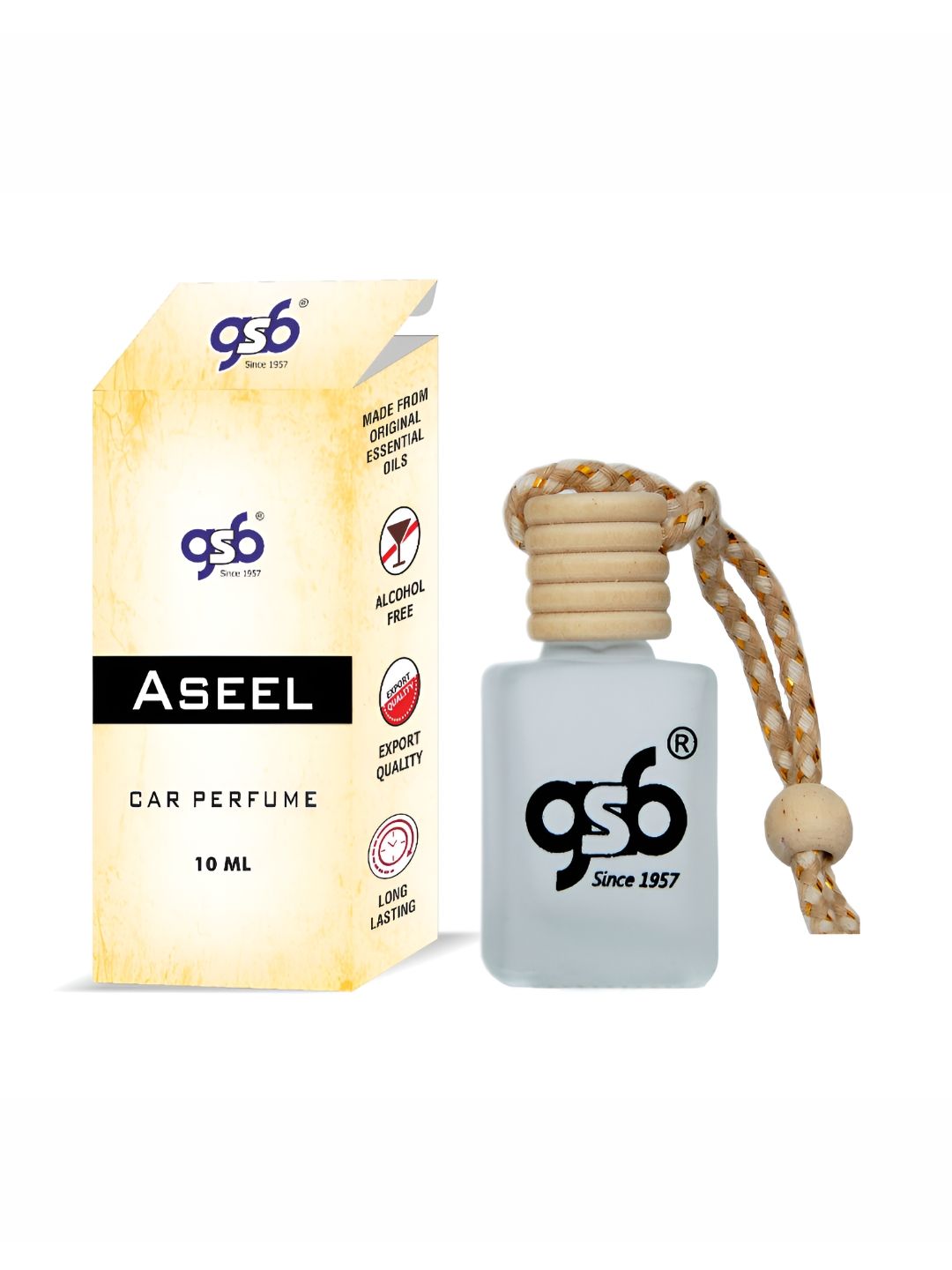 GSB Transparent Aseel Hanging Car Air Freshener - 10 ml-image-18