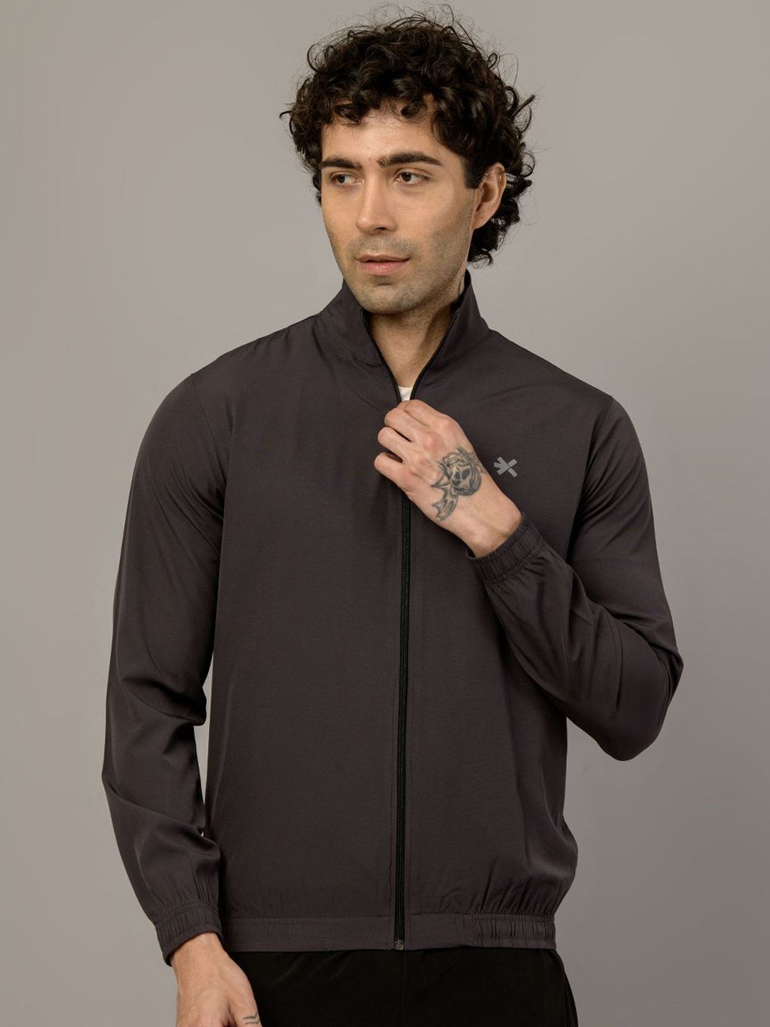 HRX by Hrithik Roshan Men Sporty Jacket with Embroidered