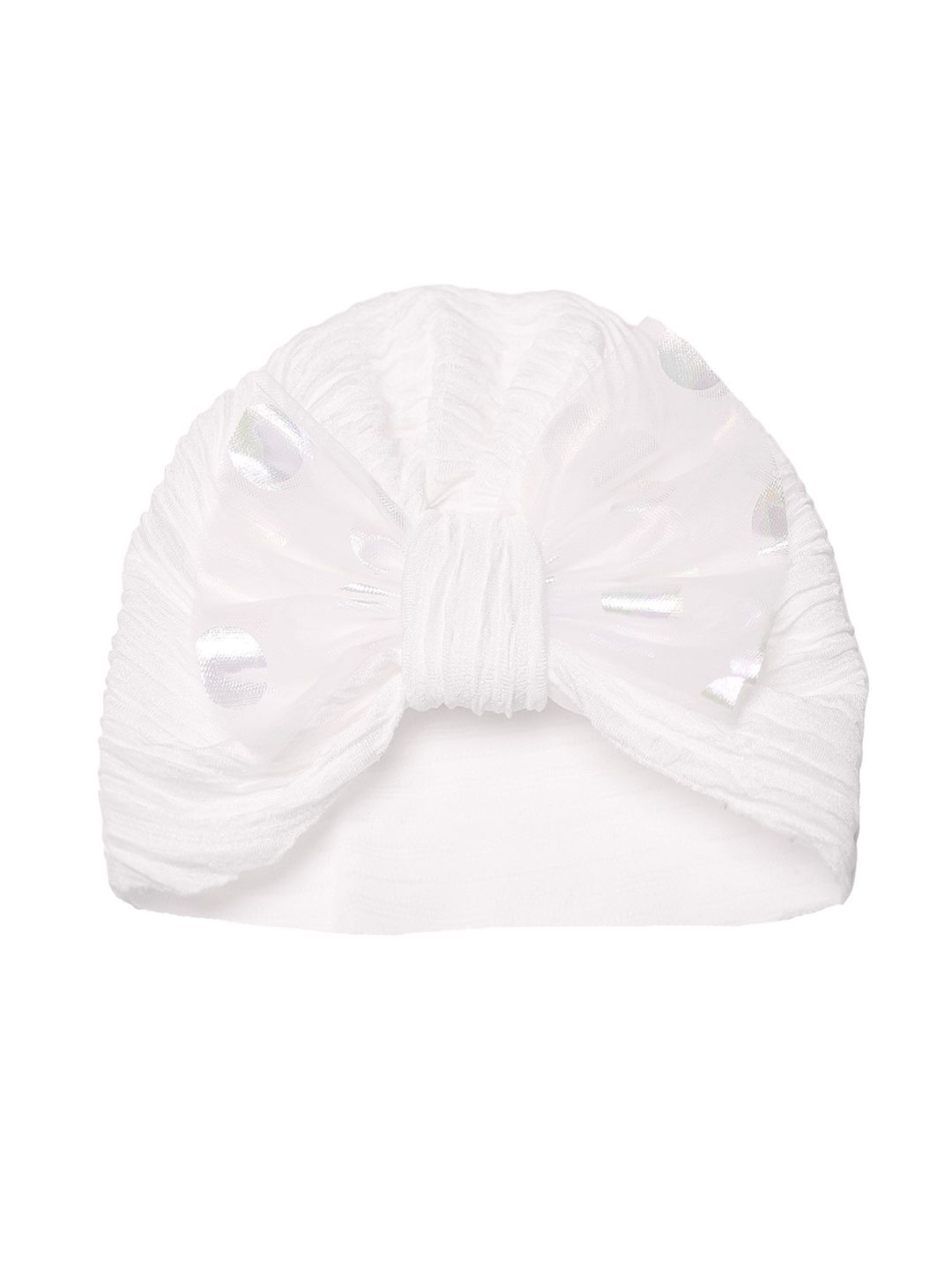 THE LITTLE LOOKERS Unisex Soft Hosiery Turban Bow Knot Cap-picture-32