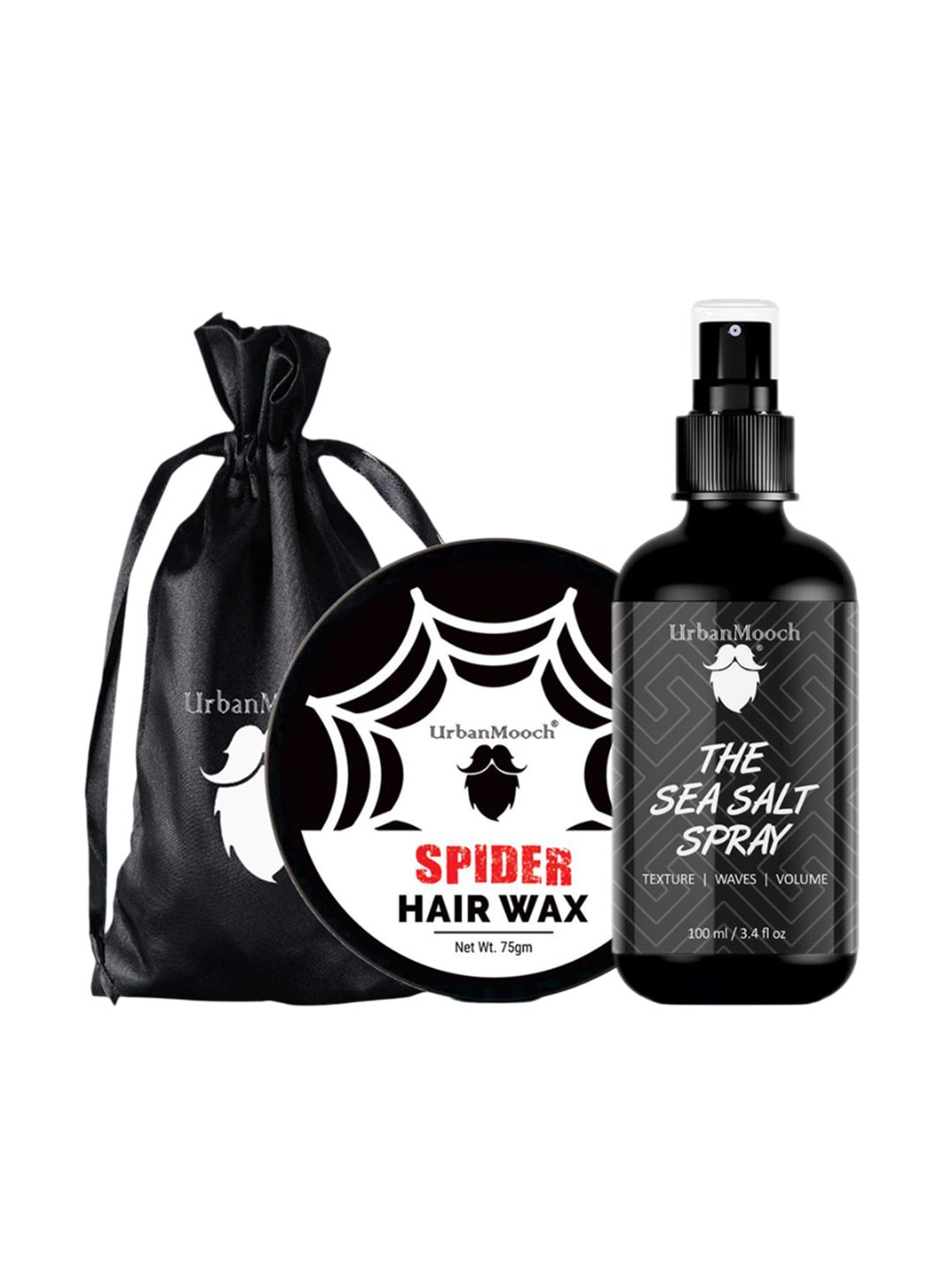 UrbanMooch Set Of 2 The Sea Salt Spray 100 ml With Spider Hair Wax 75g-image-25
