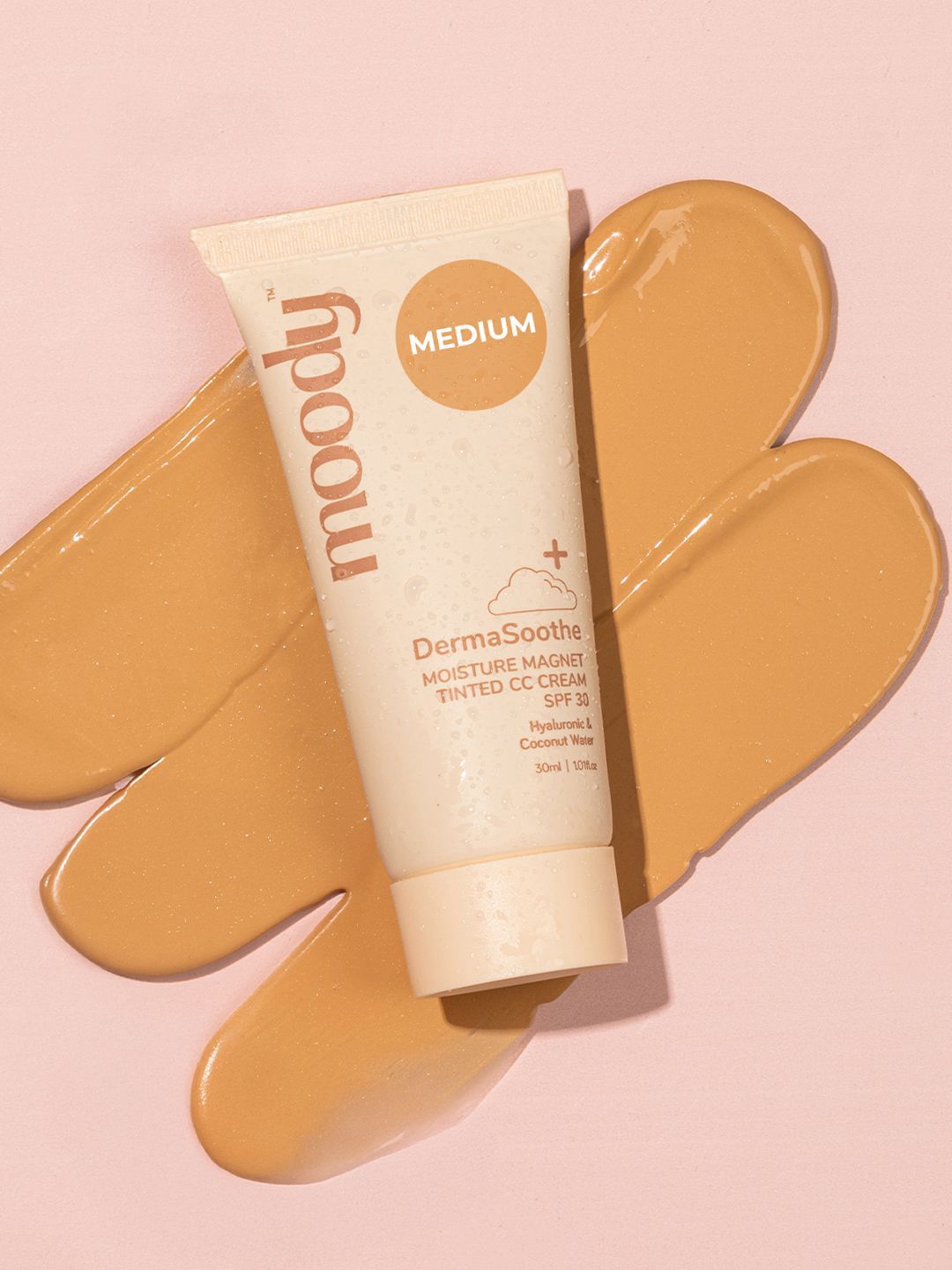MOODY DermaSoothe 4- In -1 CC Cream With SPF 50 PA+++- 30 ml- Deep-image-33