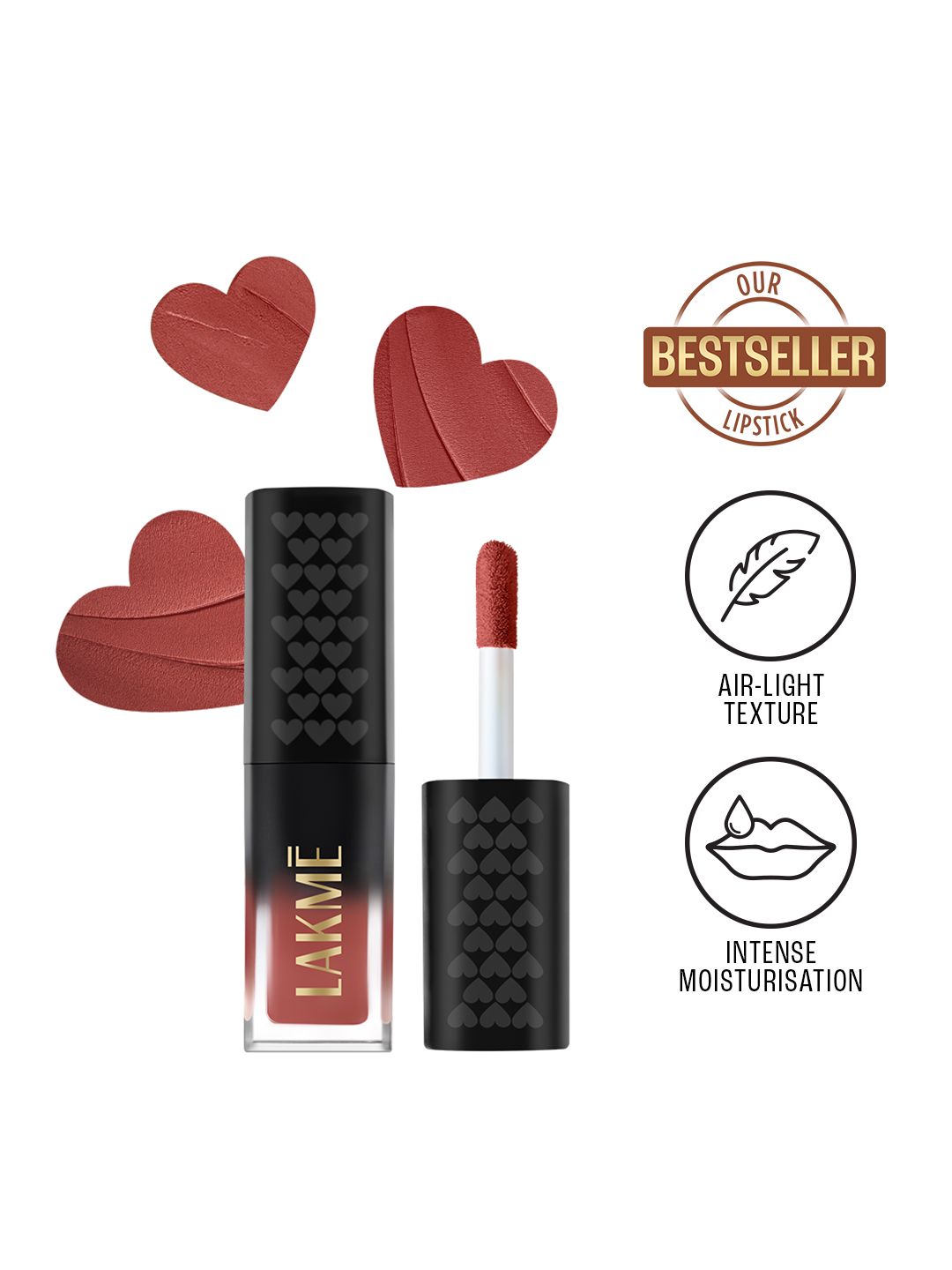 Lakme Xtraordin-airy Lip Mousse Mini 1.8g - Chocolate Temptation-picture-18