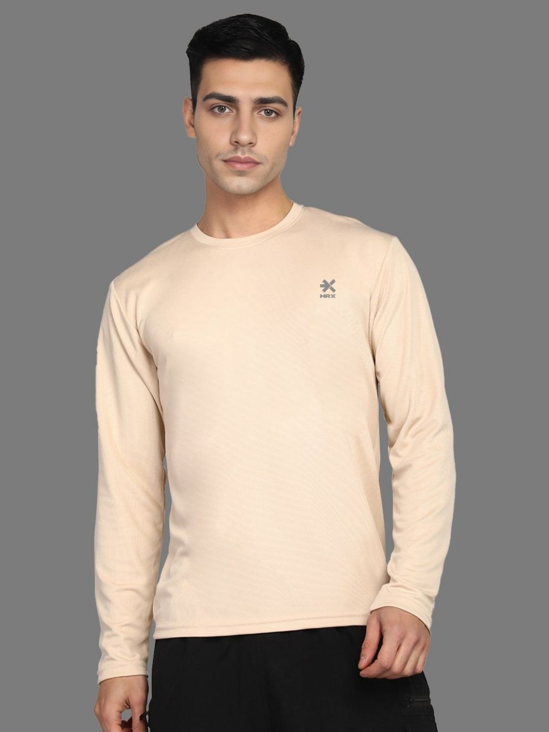 HRX by Hrithik Roshan Men Solid Round Neck T-shirt-image-17