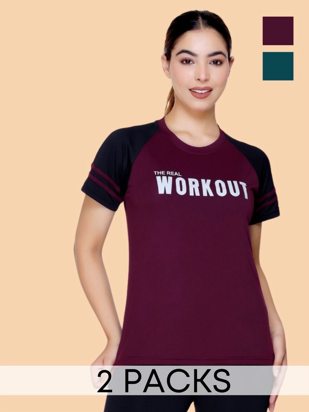 White Moon Women Typography 2 Applique T-shirt-picture-27