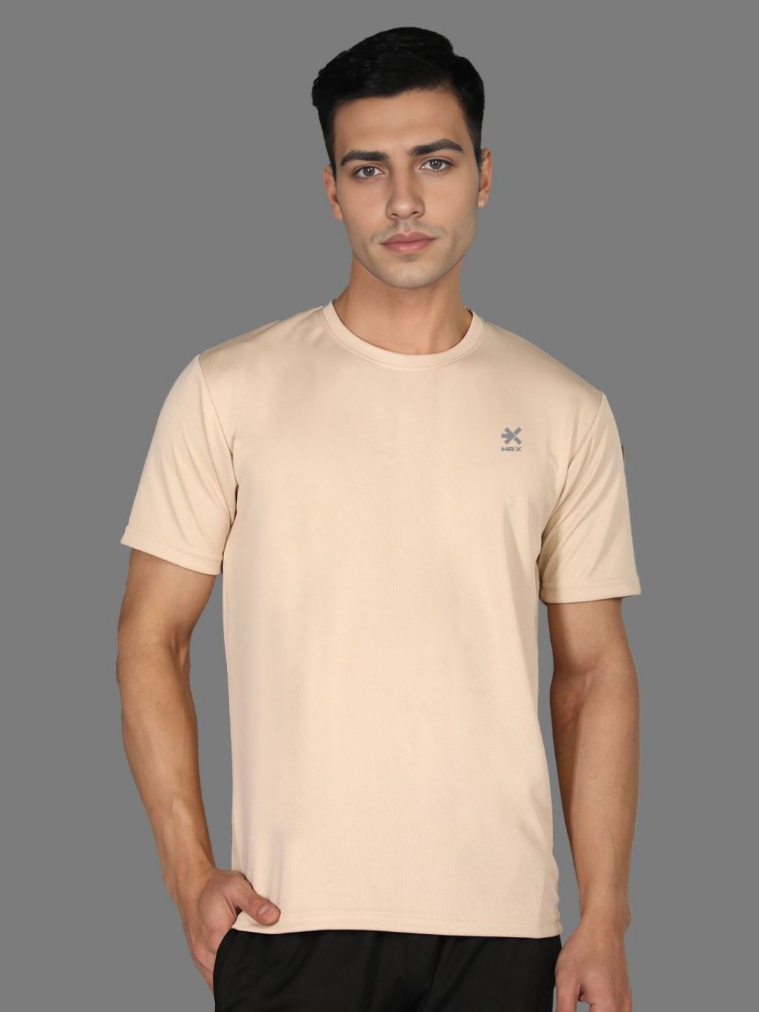 HRX by Hrithik Roshan Men Solid Round Neck T-shirt-picture-19