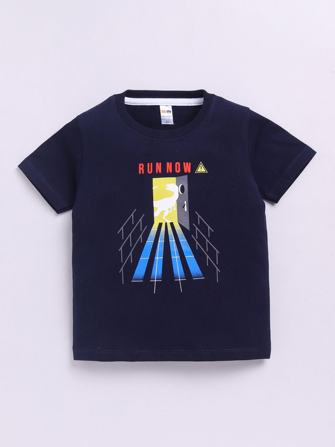 LITTLE NINJA Boys Printed Applique T-shirt-picture-10