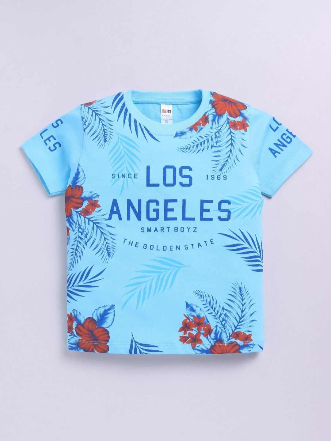 LITTLE NINJA Boys Printed Applique T-shirt-picture-13