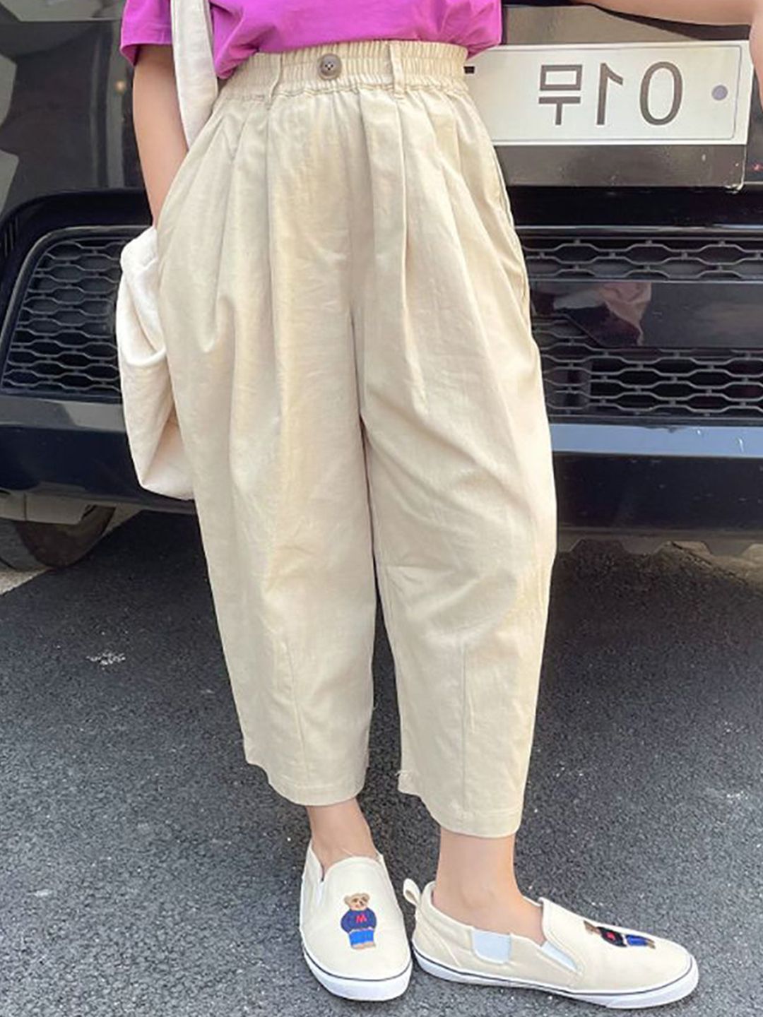 StyleCast x Revolte Girls Loose Fit Easy Wash Trousers