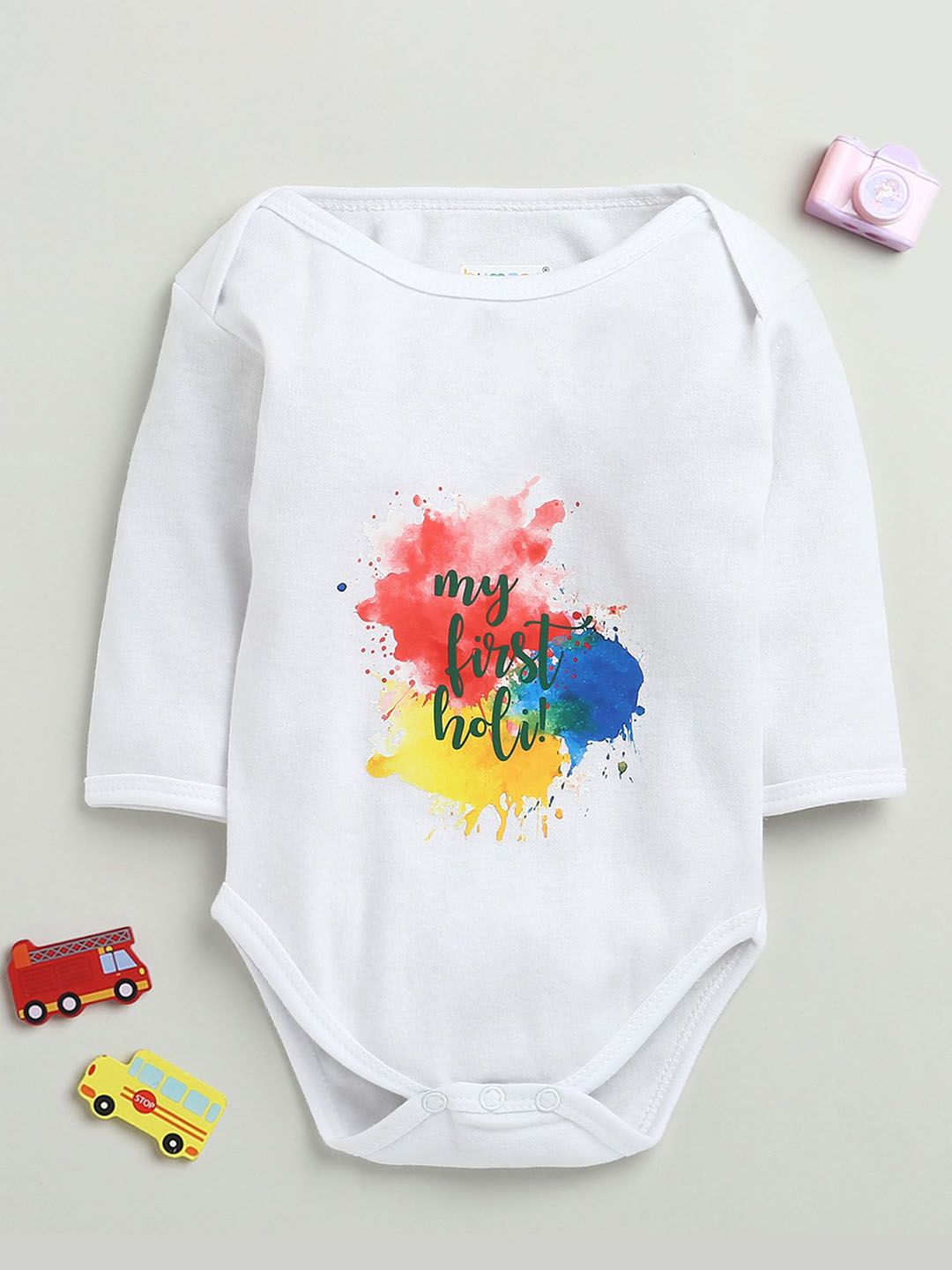 BUMZEE Infants Printed Cotton Bodysuit