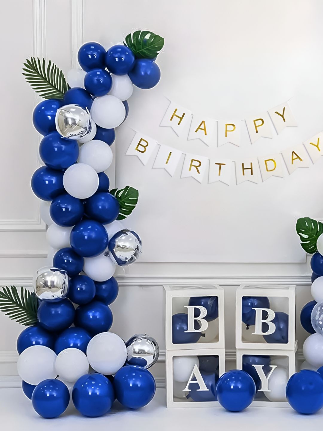 Special You 61-Pcs Blue Theme Birthday DecorationKit-image-46