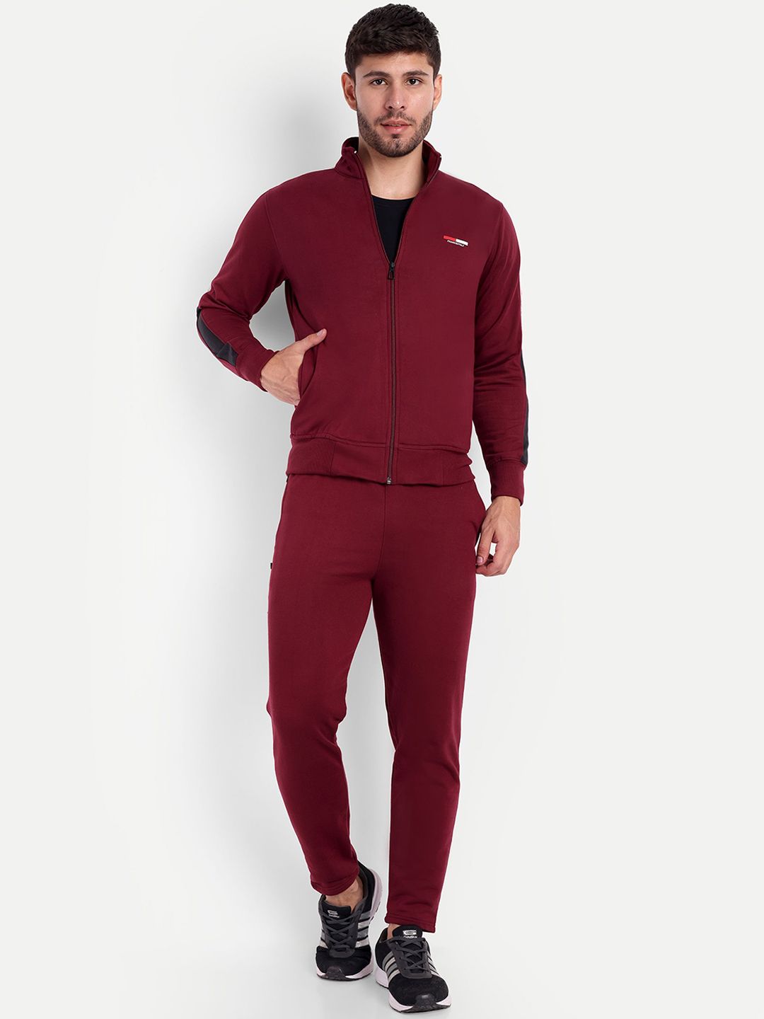 HAUTEMODA Men Mock Collar Tracksuit-picture-15