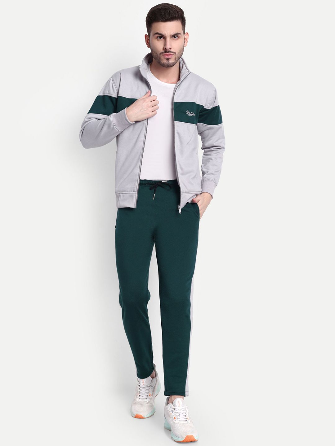 HAUTEMODA Men Mock Collar Tracksuit-picture-29