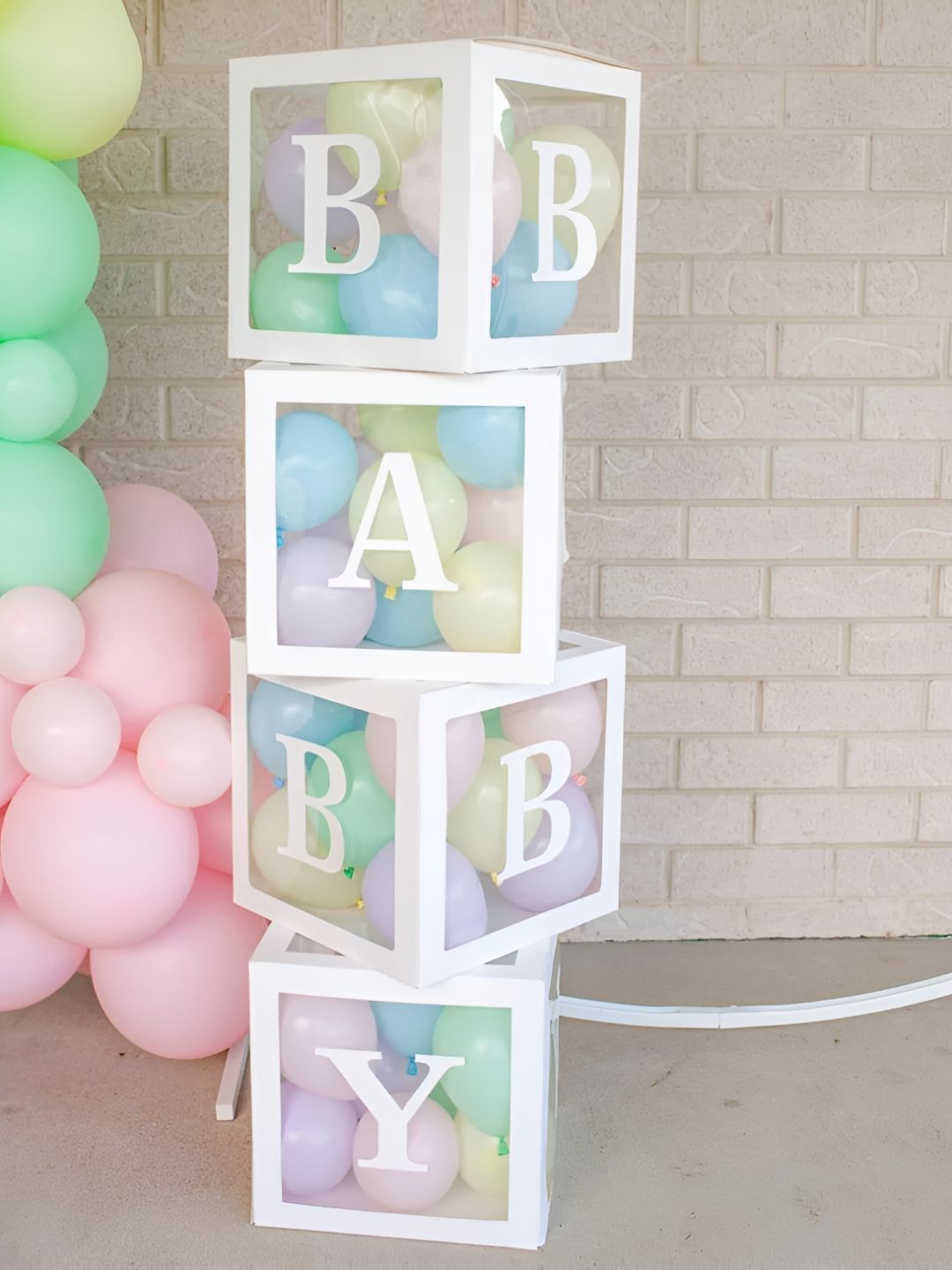 Special You White Baby Box Decor
