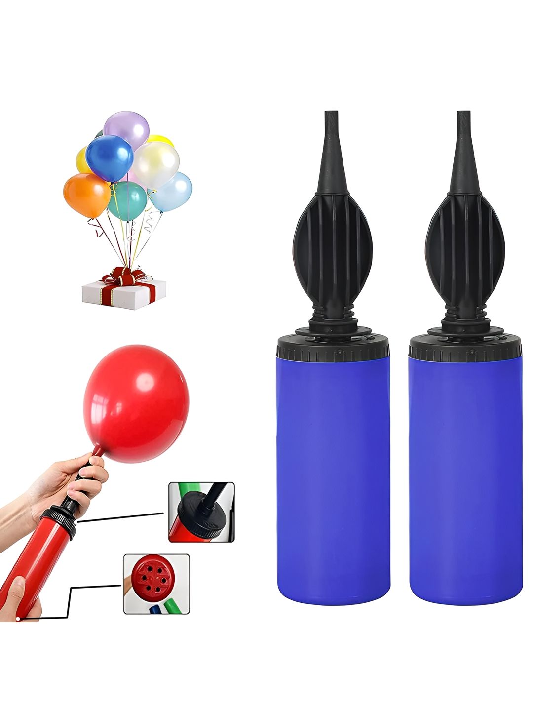 Special You 2-Pcs Blue & Yellow Air Balloon Pumps-picture-20