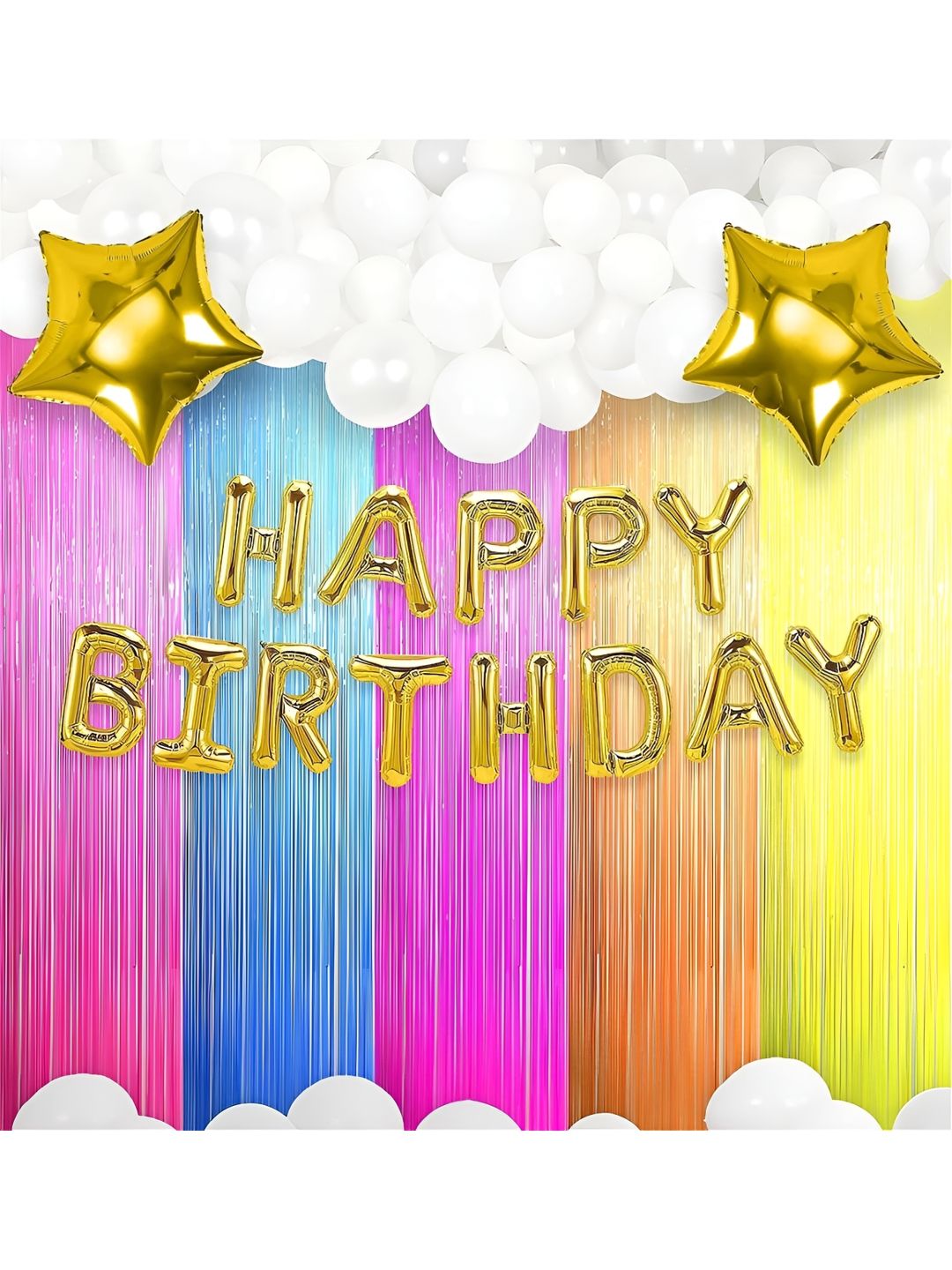 Special You 29Pcs Yellow & White Birthday Decor-picture-10