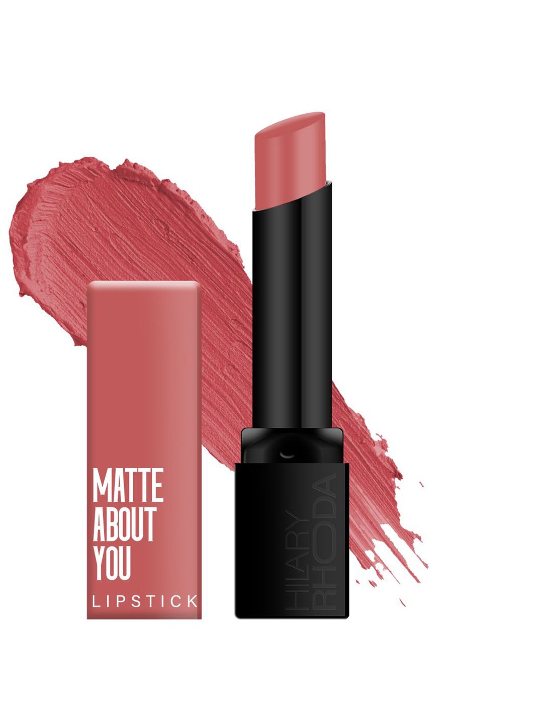 Hilary Rhoda Matte About You One Stroke Application Lipstick- Bombshell 05-image-3