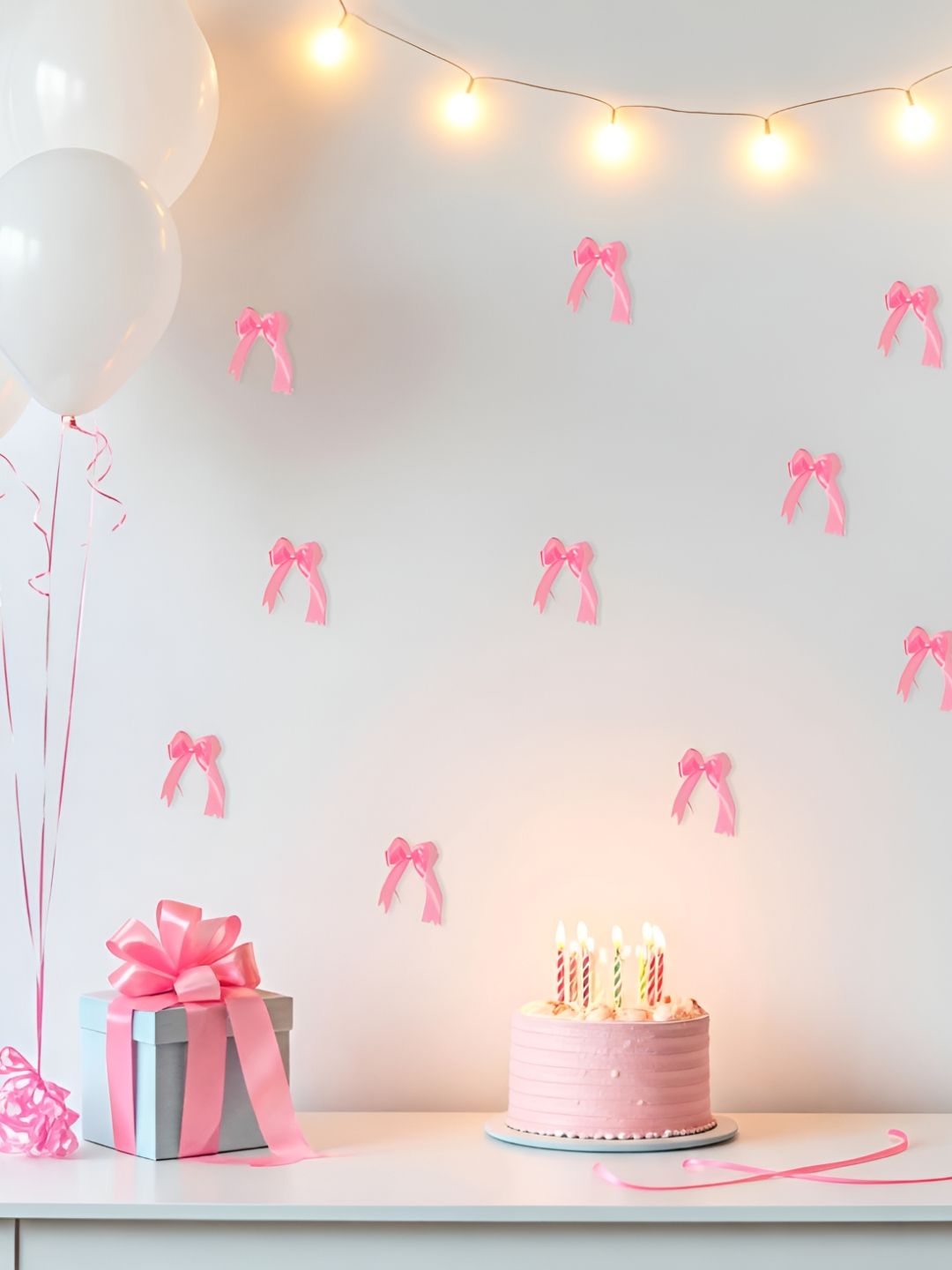 Special You 16-Pcs White & Pink Balloon Dcor-image-39