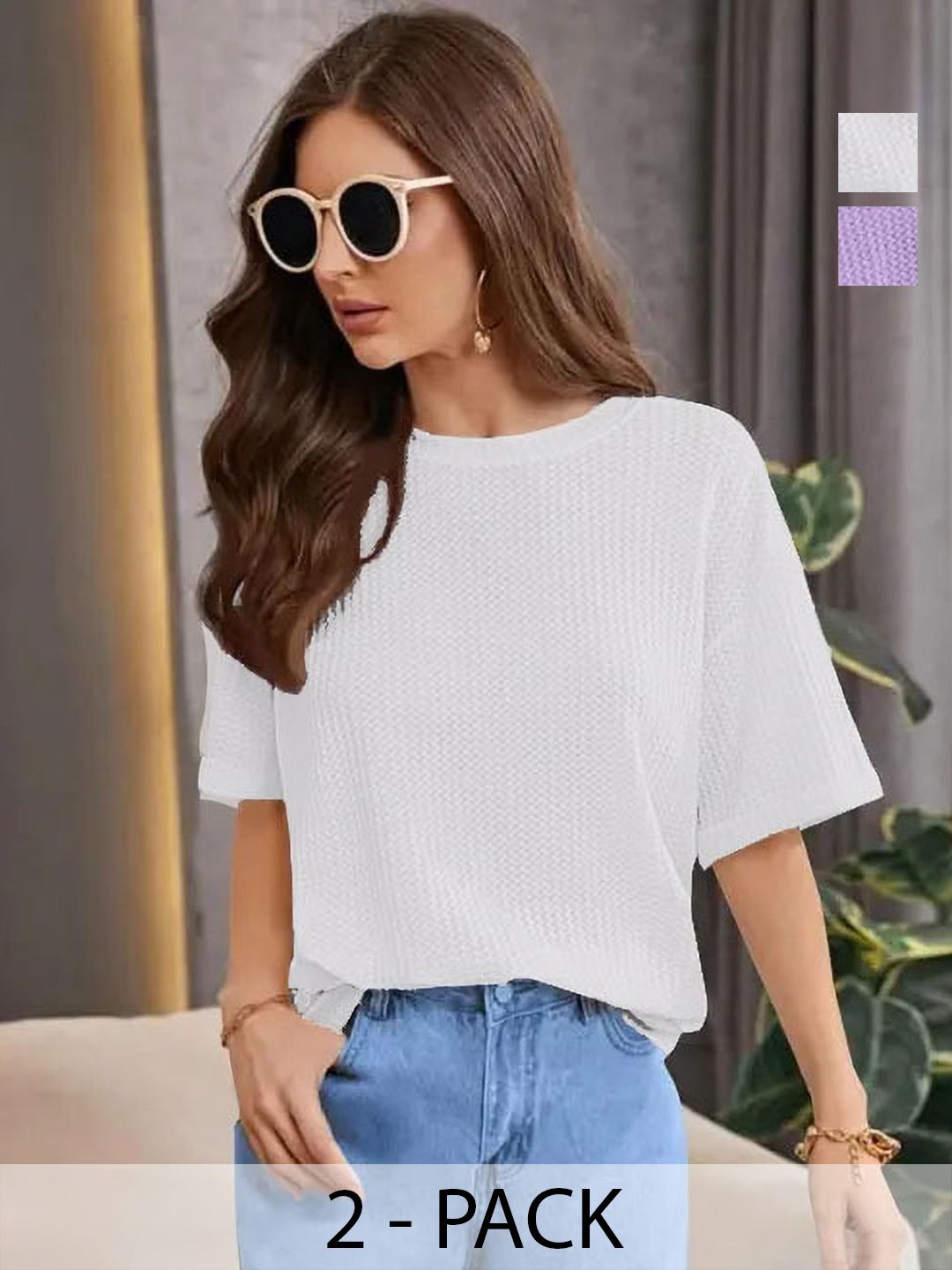 SRISARAS Women 2 Pockets T-shirt-picture-17