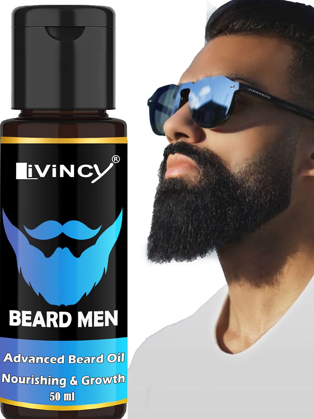 LIVINCY Beard Men Advanced Beard Oil - 50 ml