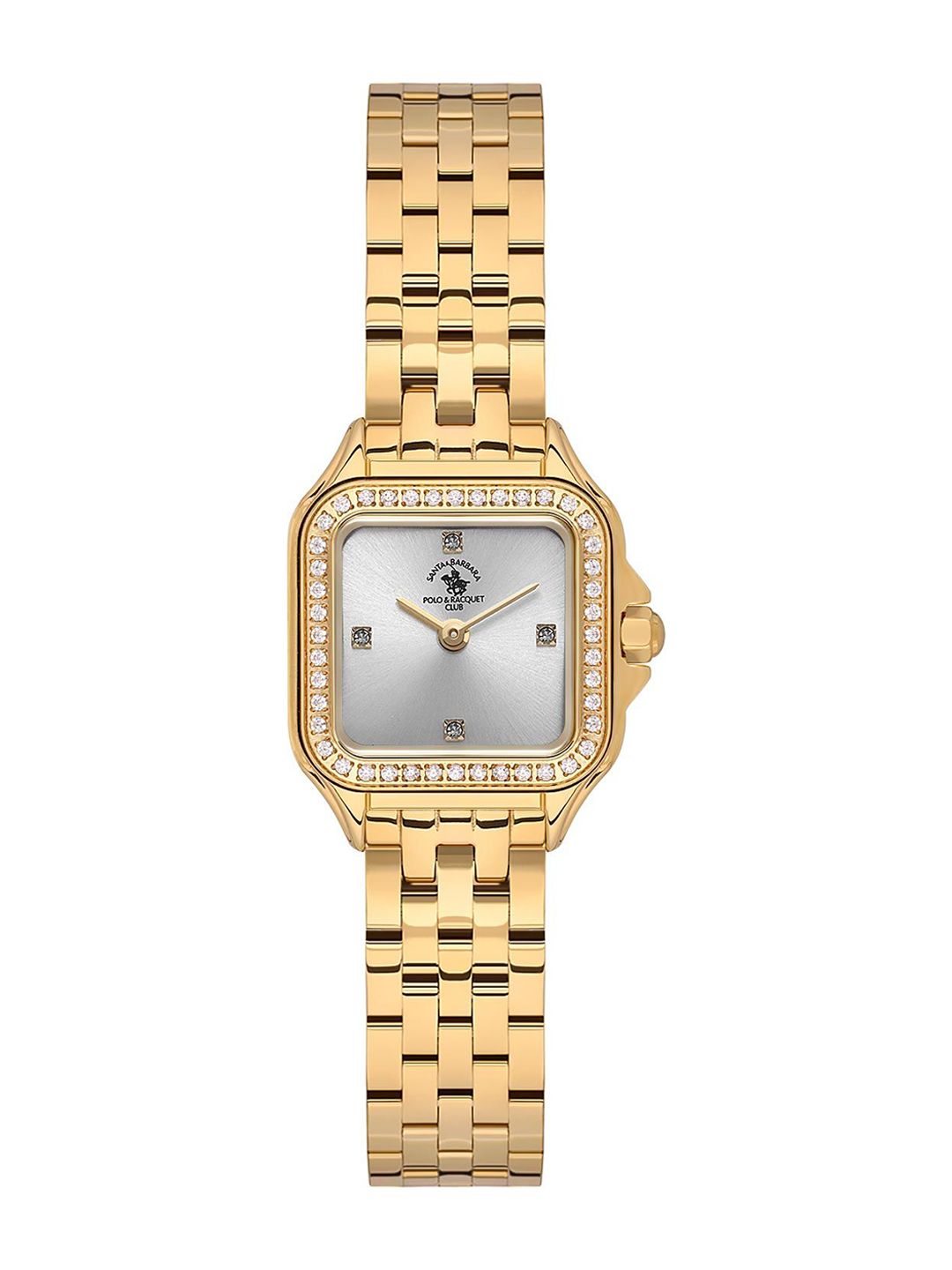 SANTA BARBARA POLO & RACQUET CLUB Women Dial & Stainless Steel Bracelet Style Straps Analogue Watch-picture-42