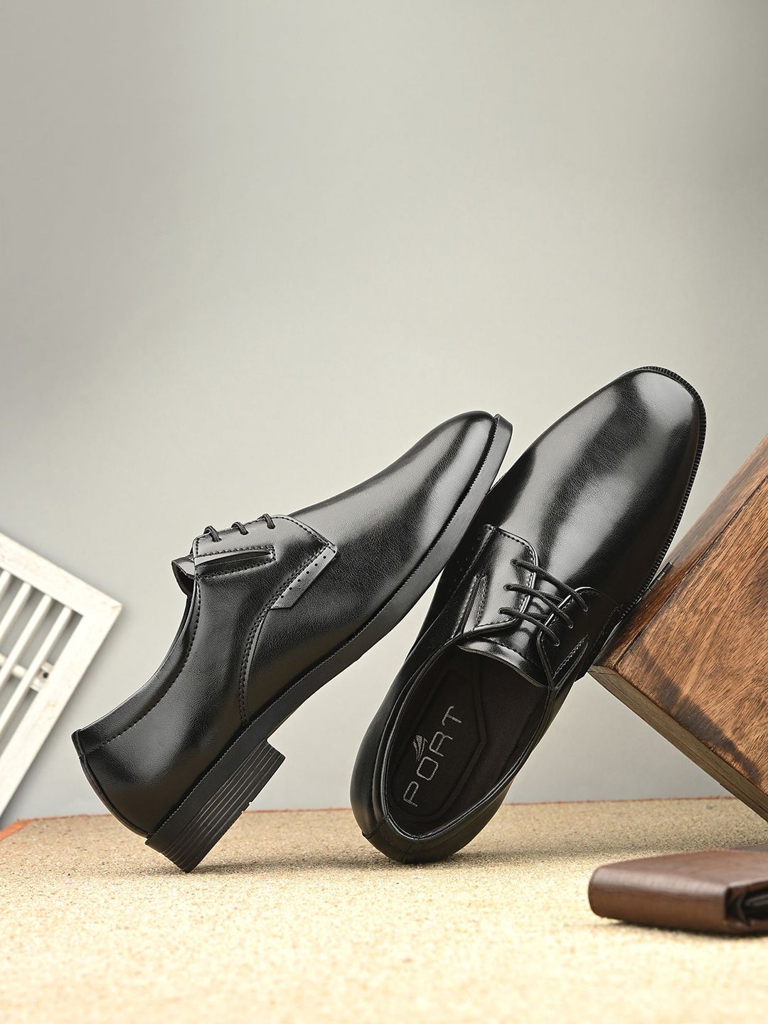 port Men Lightweight Comfortable Formal Derbys-picture-53