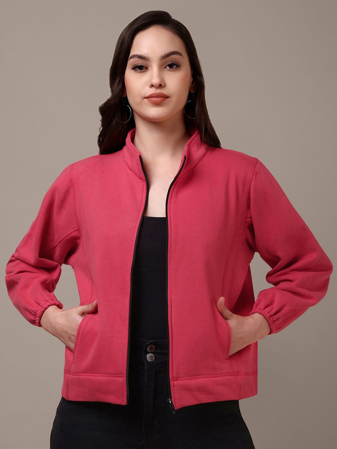 toxa HEATHEX Women Fleece Lightweight Running Open Front Jacket with Patchwork-picture-58